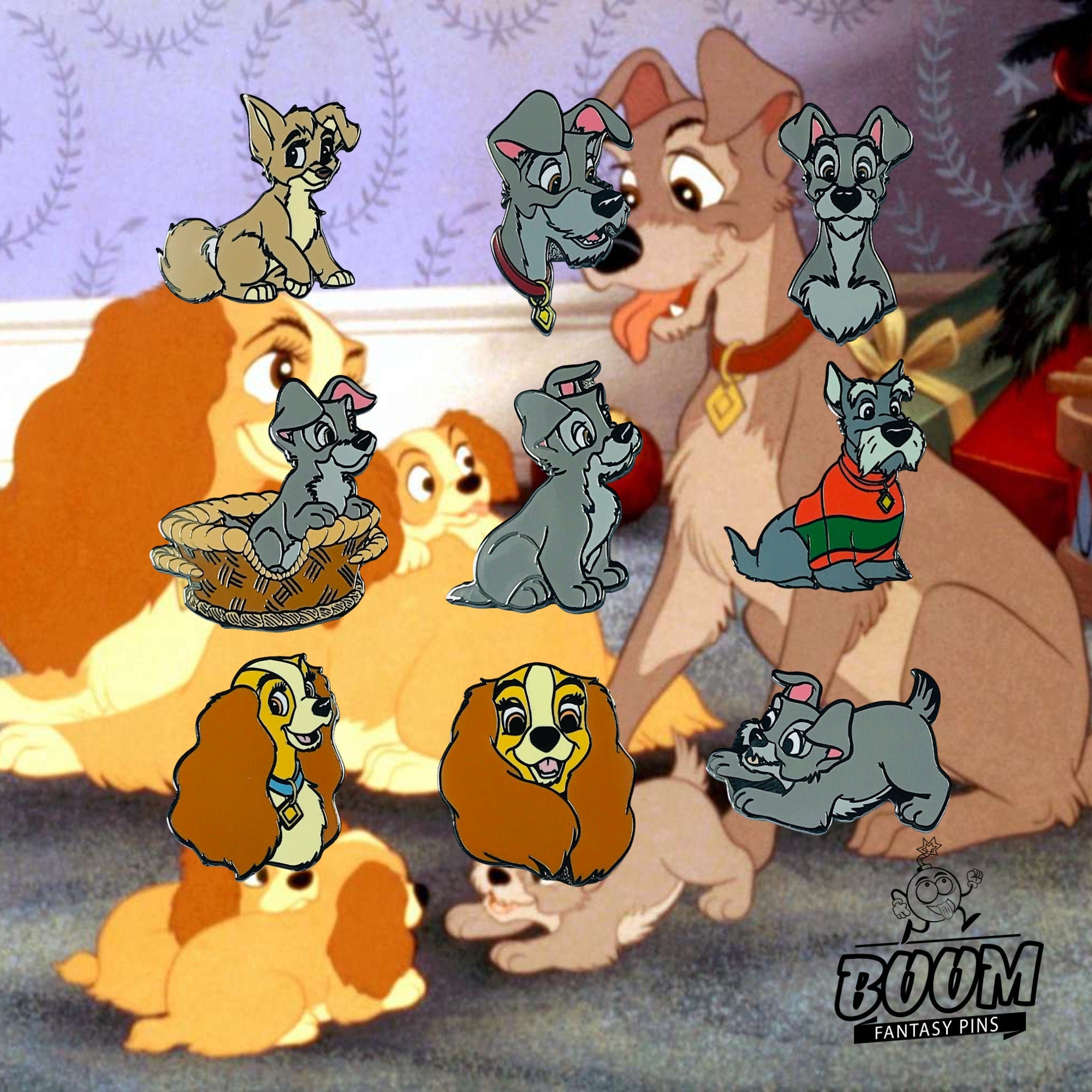 Pin – Lady from Lady and the Tramp – Disney Fantasy