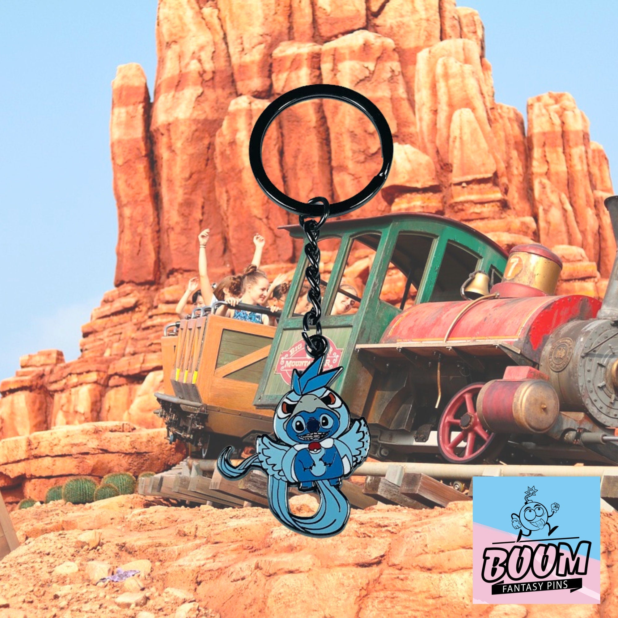 Porte-clés – Stitch Expérience 626 de Lilo &amp; Stitch – Disney Fantasy