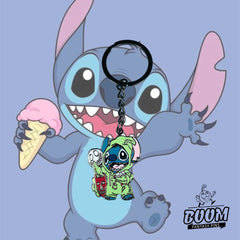 Llavero - Stitch como Oogie Boogie de Lilo &amp; Stitch - Disney Fantasy