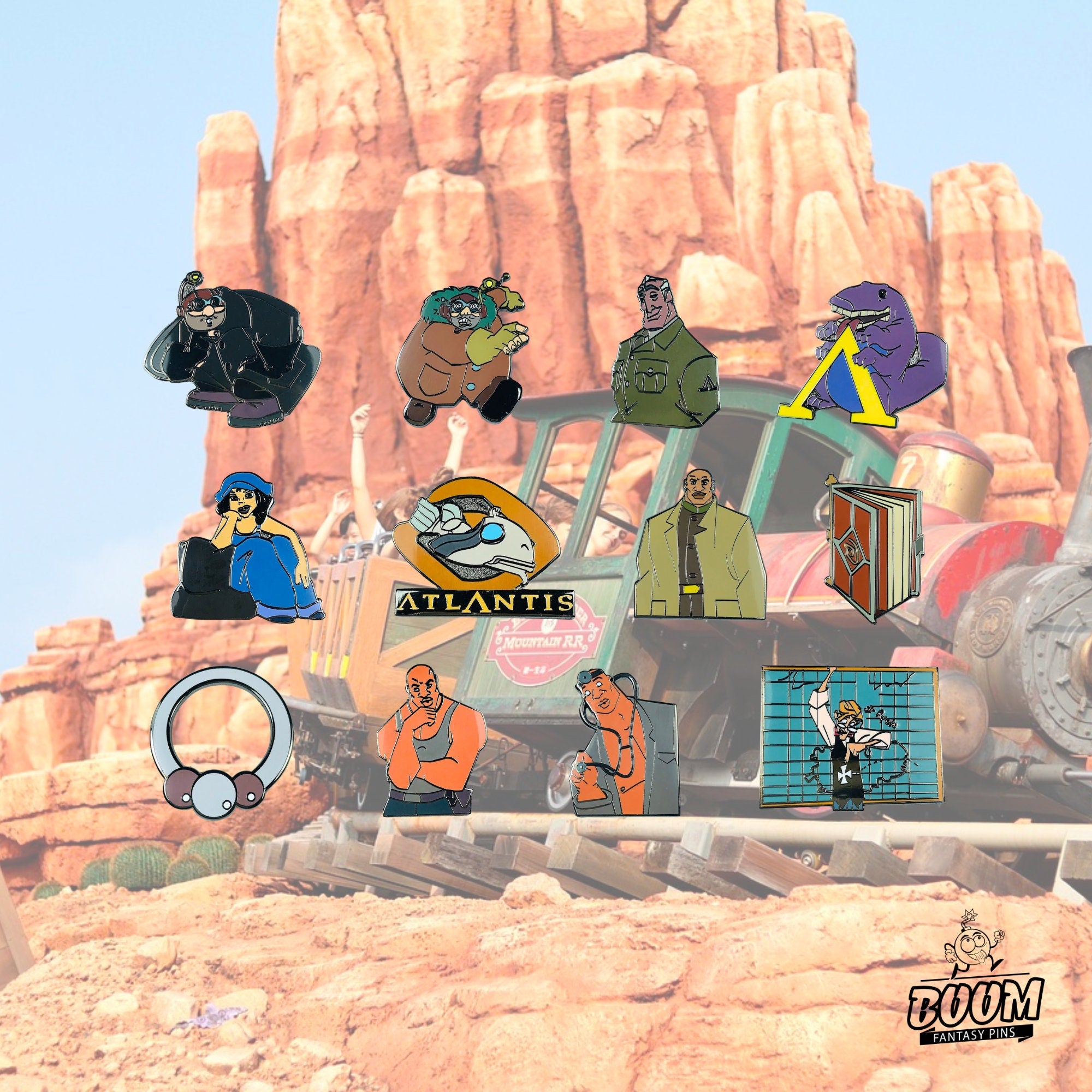 Pin – Milo Thatch from Atlantis The Lost Empire – Disney Fantasy