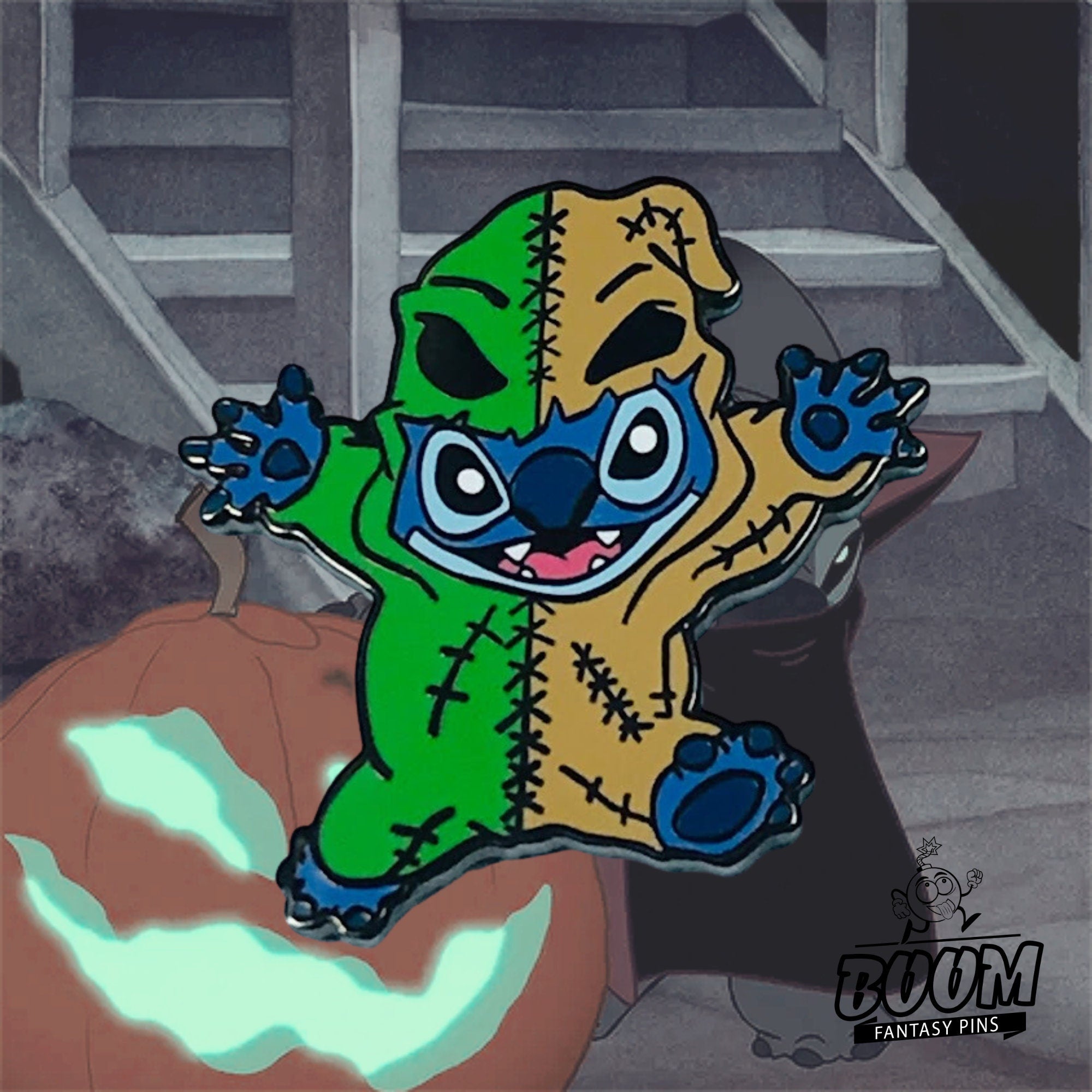 Pin – Stitch como Oogie Boogie de Lilo y Stitch – Disney Fantasy