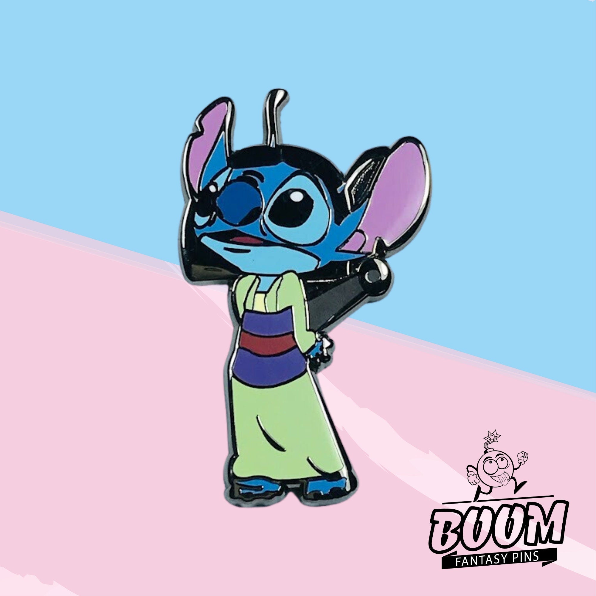 Pin's – Stitch en Mulan de Lilo &amp; Stitch – Disney Fantasy
