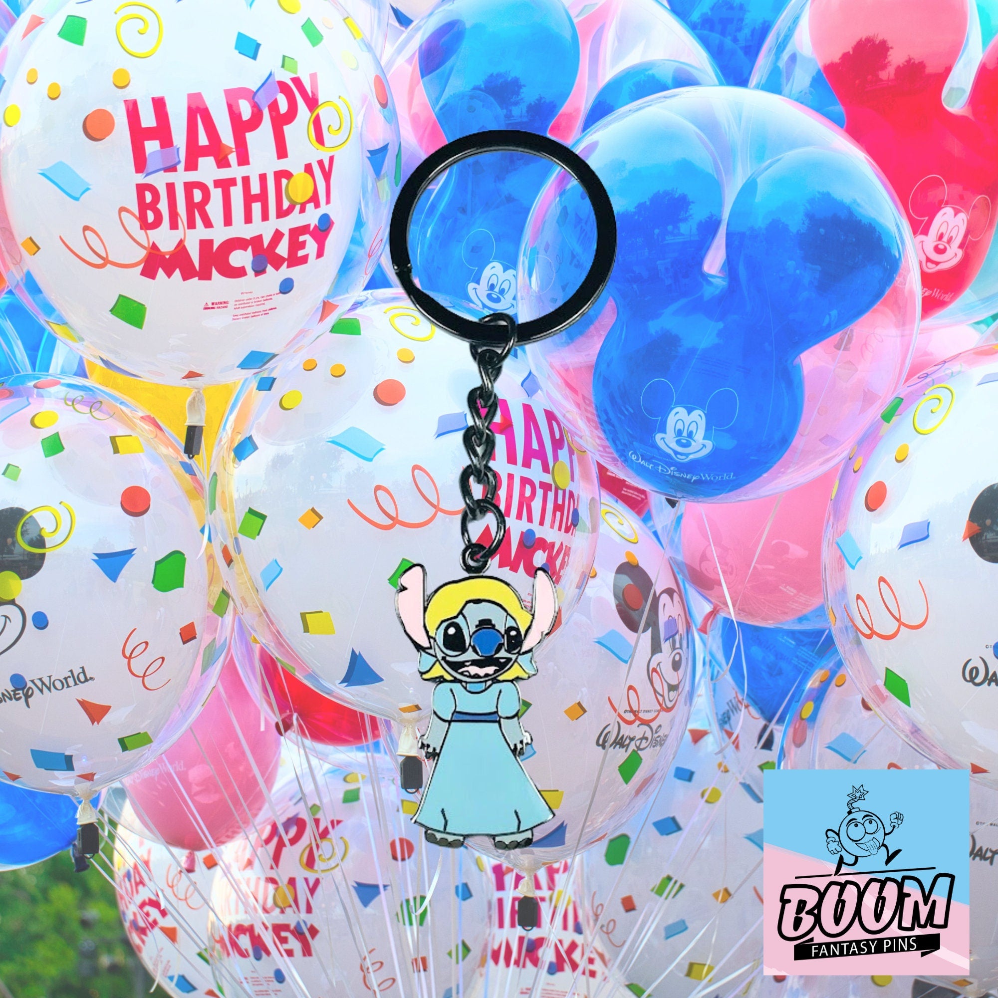 Porte-clés – Expérience 626 Stitch en Wendy de Lilo &amp; Stitch – Disney Fantasy