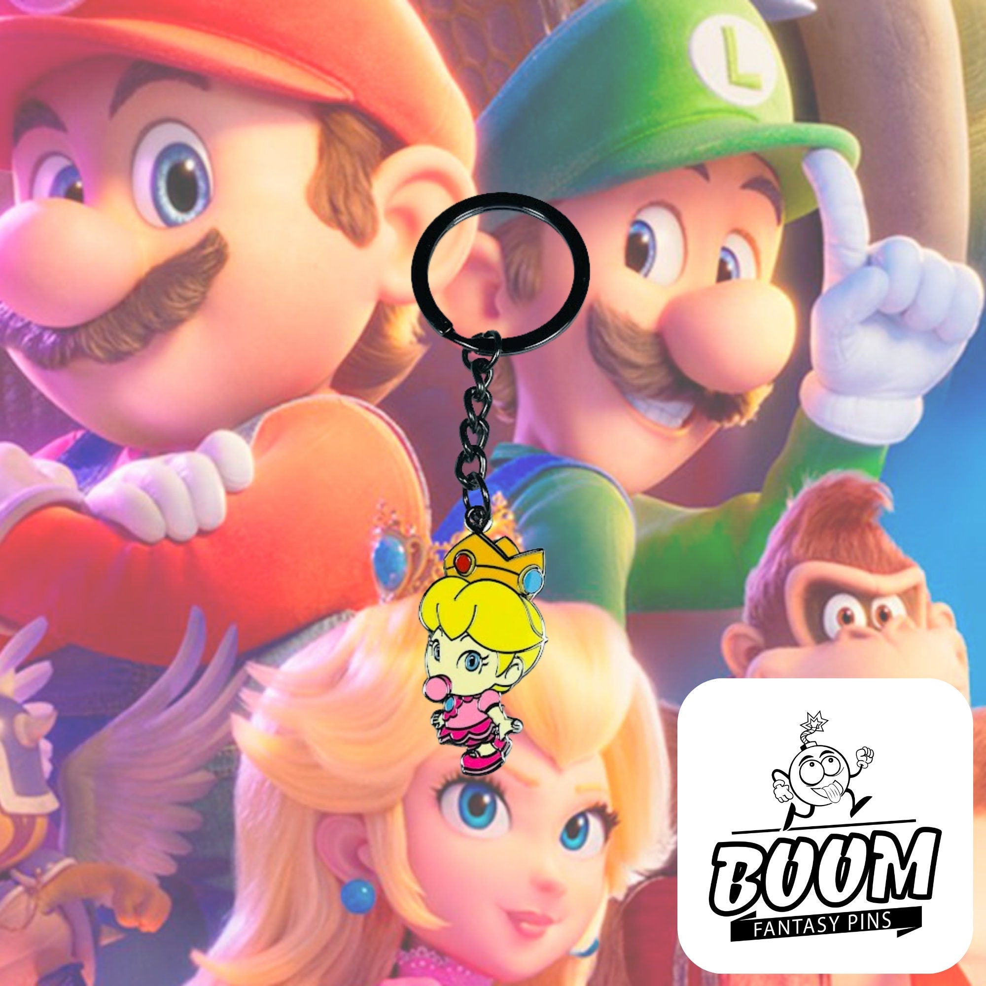 Keychain – Baby Princess Peach from Mario Bros – Disney Fantasy