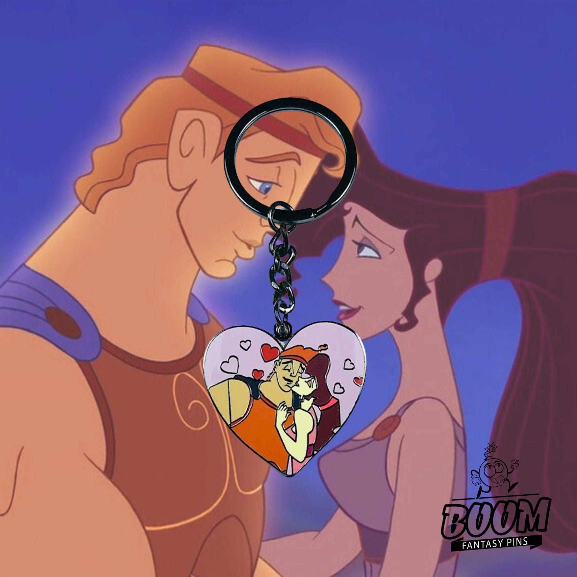 Porte-clés – Hercule et Mégara du film Hercule – Disney Fantasy