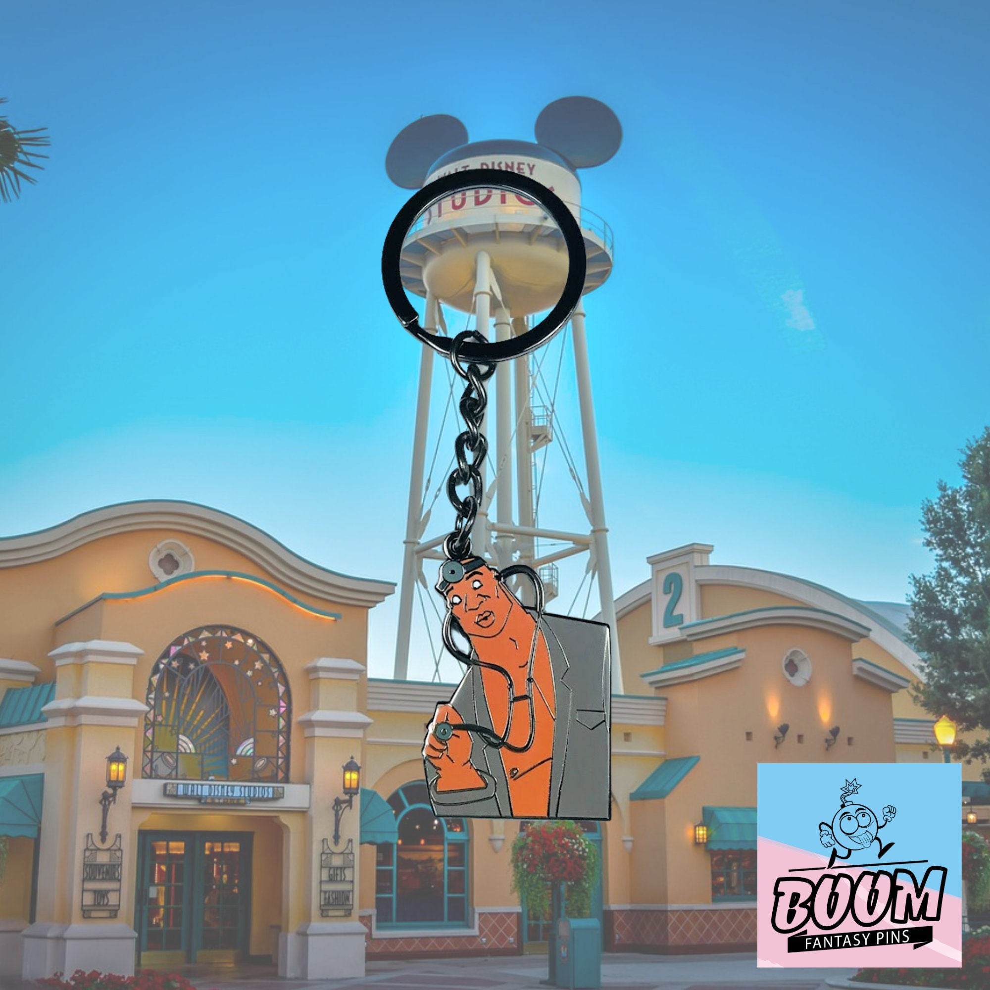 Llavero del Dr. Joshua Sweet de Atlantis: El Imperio Perdido – Disney Fantasy