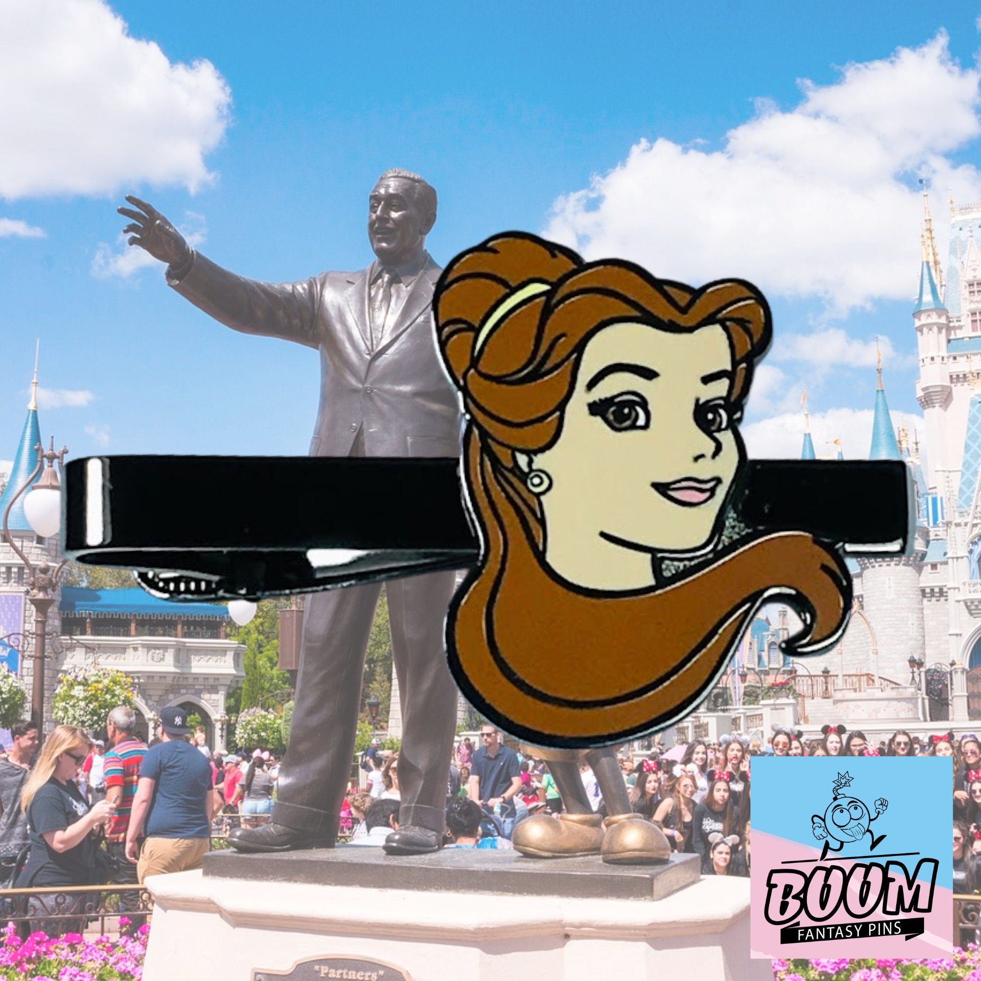 Pinza de corbata – Bella de La Bella y la Bestia – Disney Fantasy