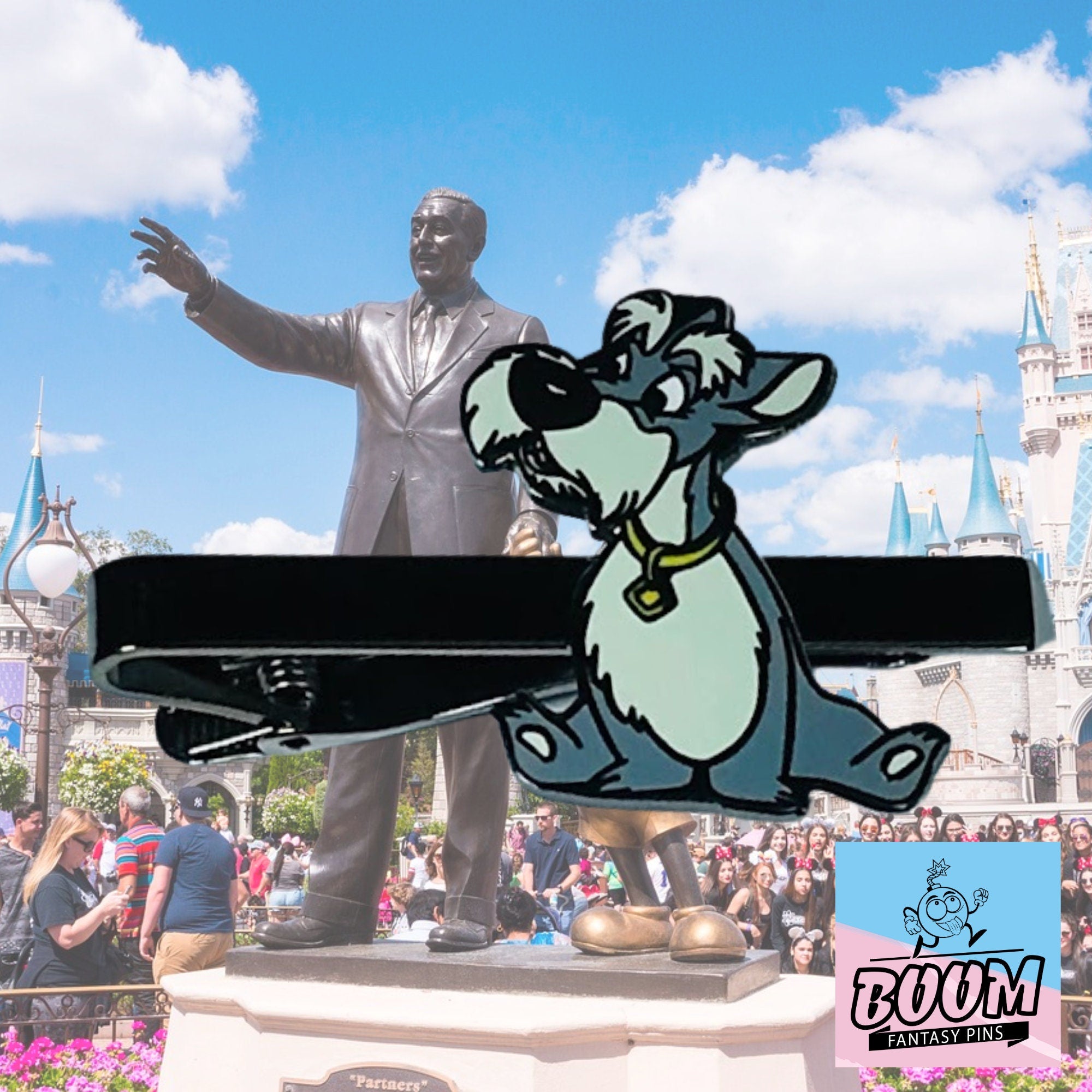 Pinza de corbata – Jock de La Dama y el Vagabundo – Disney Fantasy