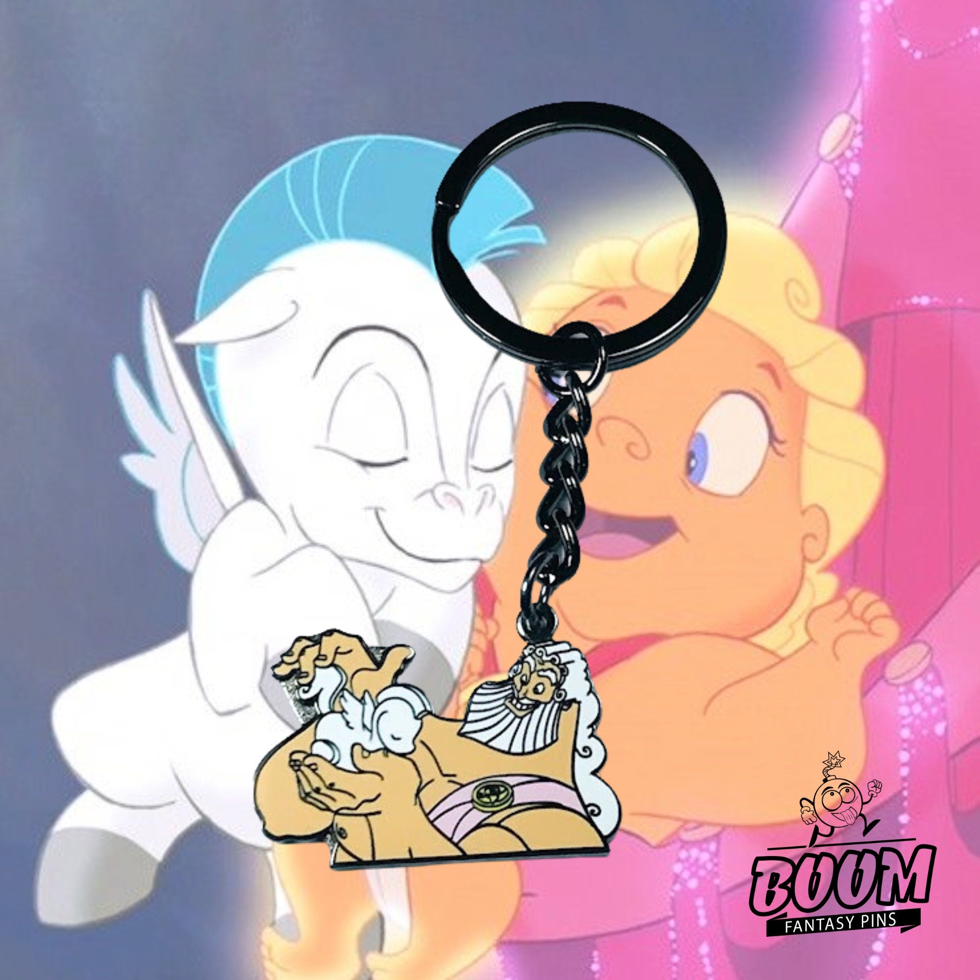 Llavero – Zeus y Pegaso de Hércules – Disney Fantasy