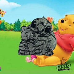 Pin – Stitch de Lilo &amp; Stitch y Winnie the Pooh de Winnie the Pooh – Disney Fantasy