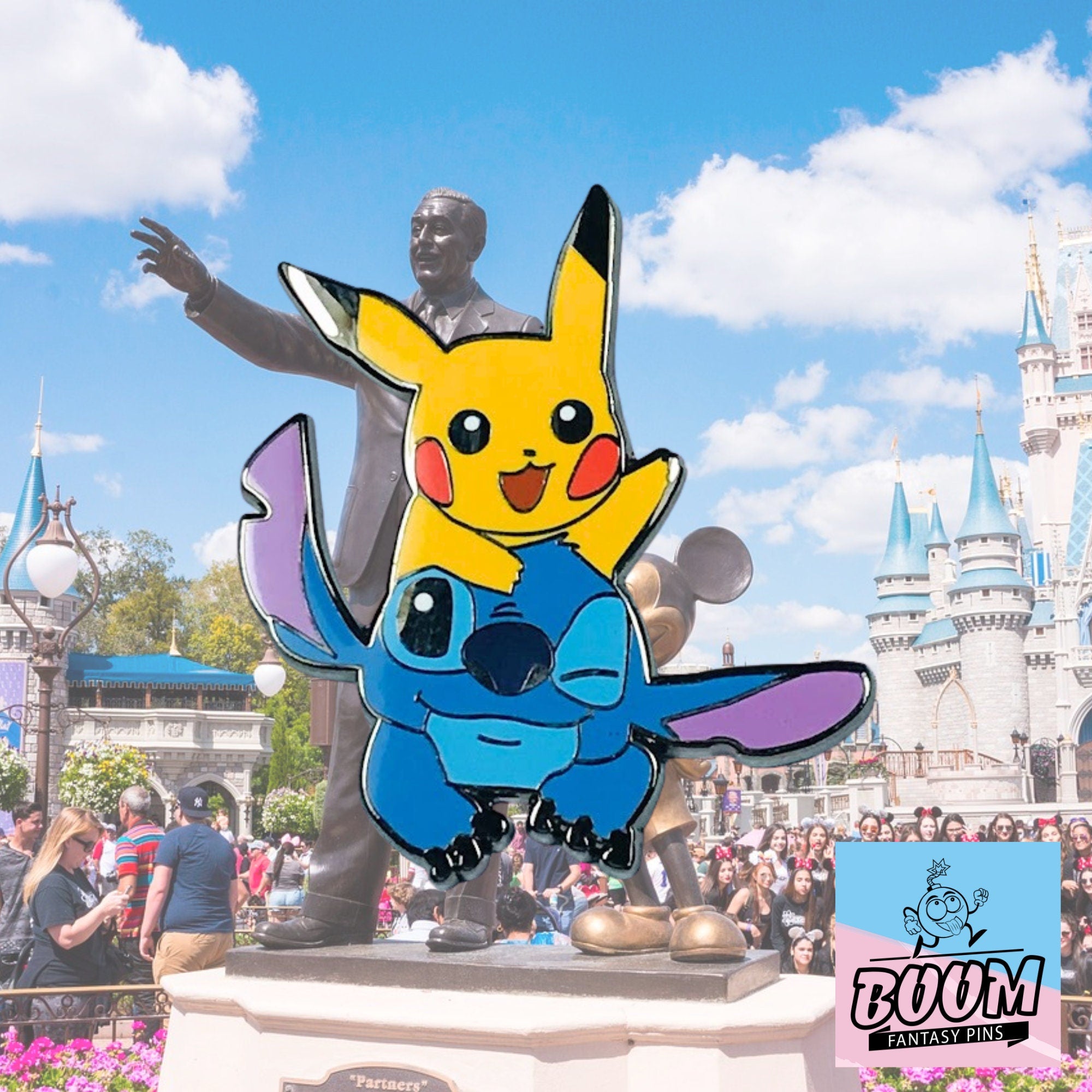 Pin – Experimento de Stitch 626 y Pikachu de Lilo &amp; Stitch – Disney Fantasy