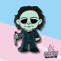 Pin de Michael Myers de Halloween – Franquicia de terror