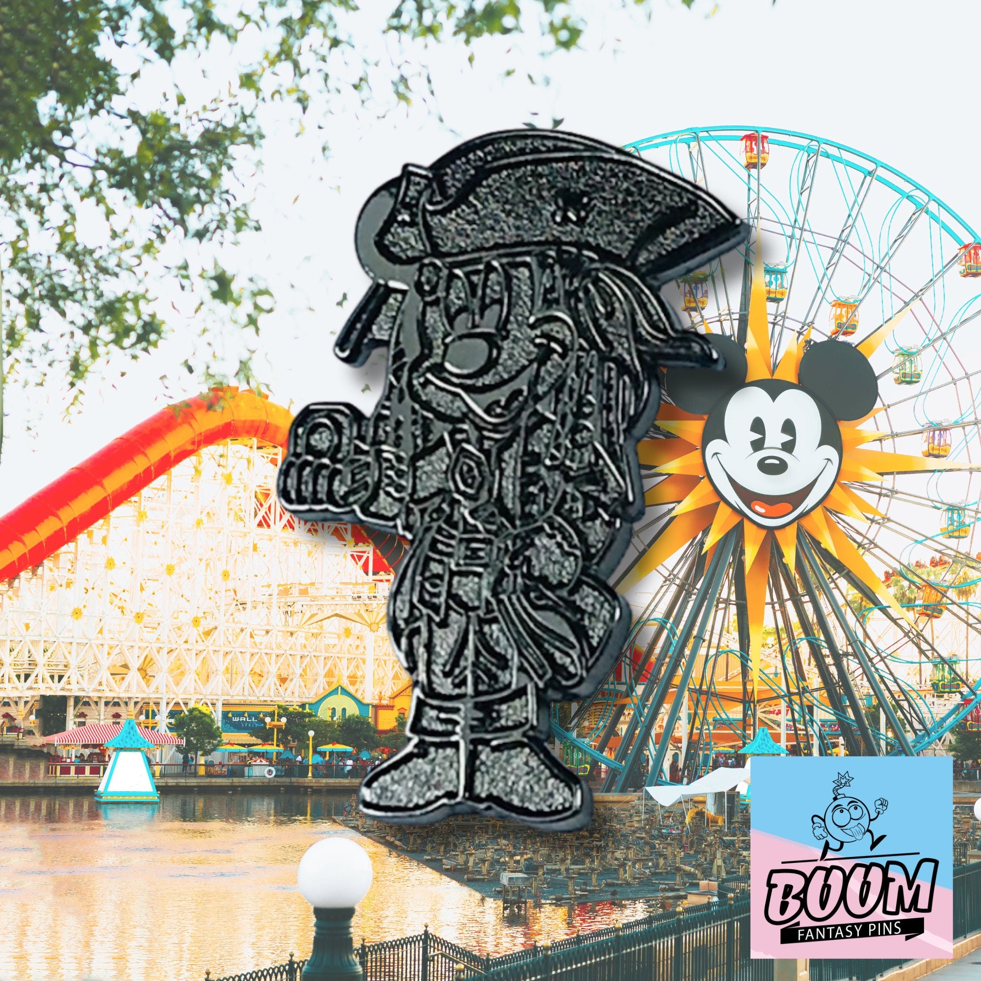 Pin – Mickey Mouse como el Capitán Jack Sparrow de Piratas del Caribe – Disney Fantasy