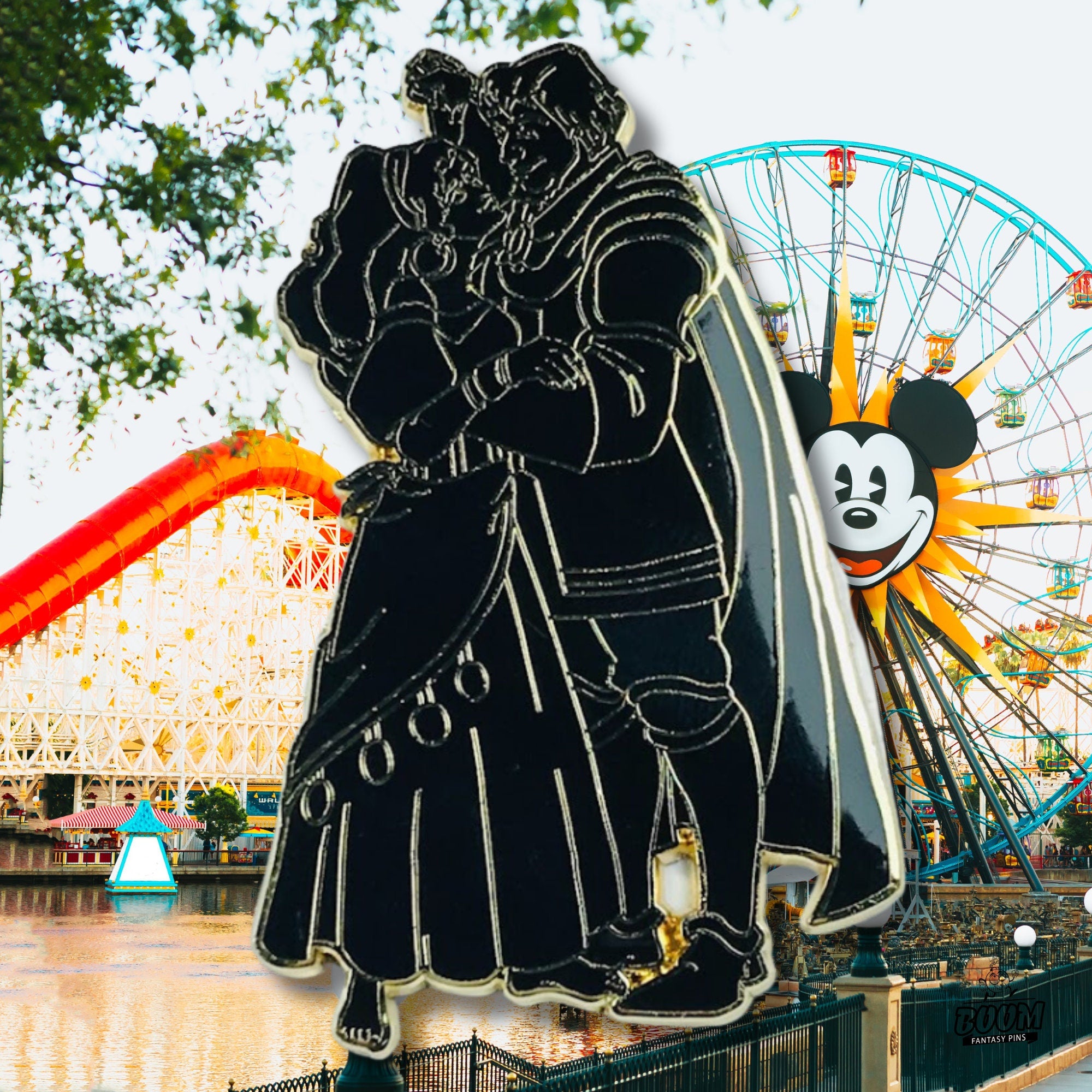 Pin's – Esmeralda et le capitaine Phoebus du Bossu de Notre-Dame – Disney Fantasy