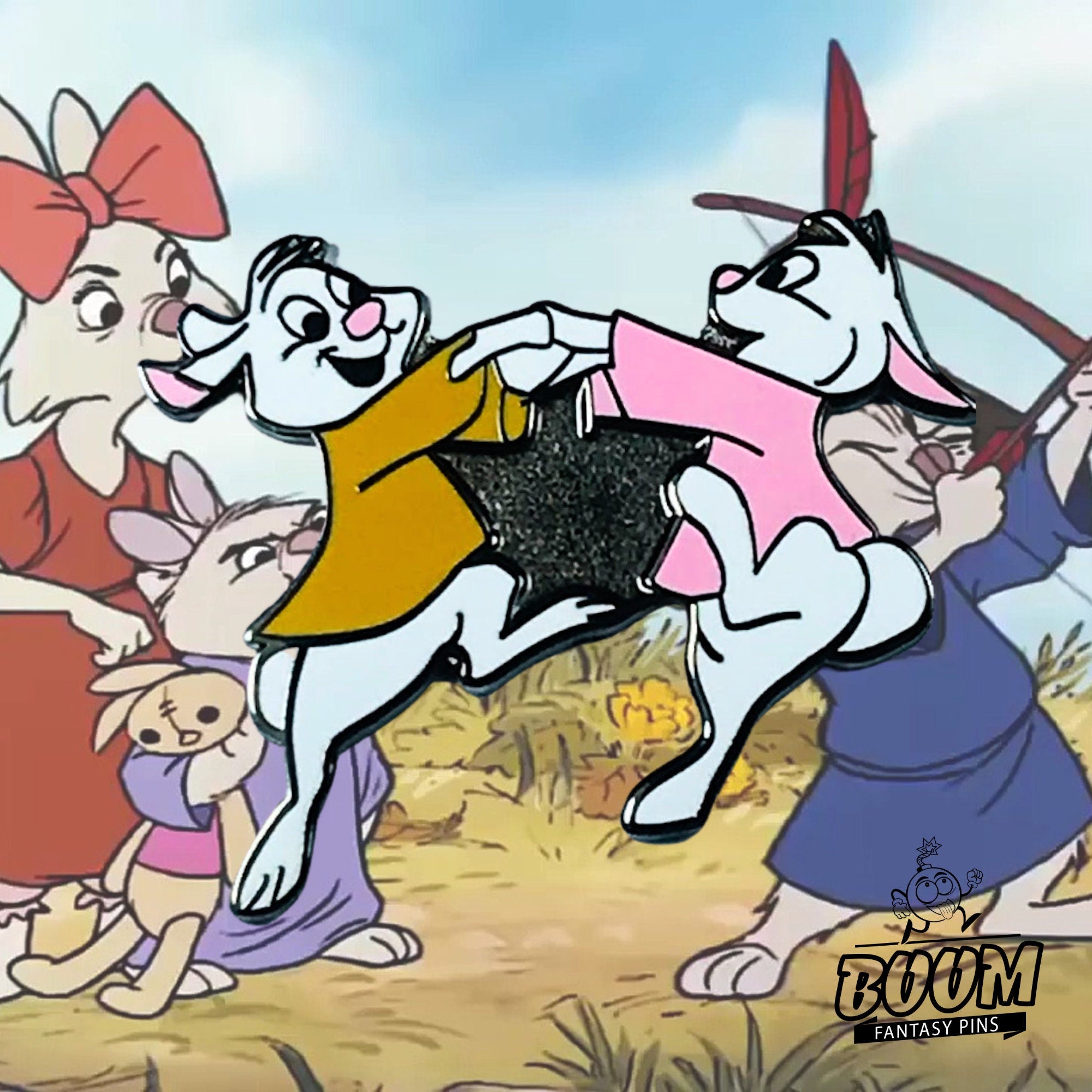 Pin – Skippy y Sis Bunny de Robin Hood – Disney Fantasy