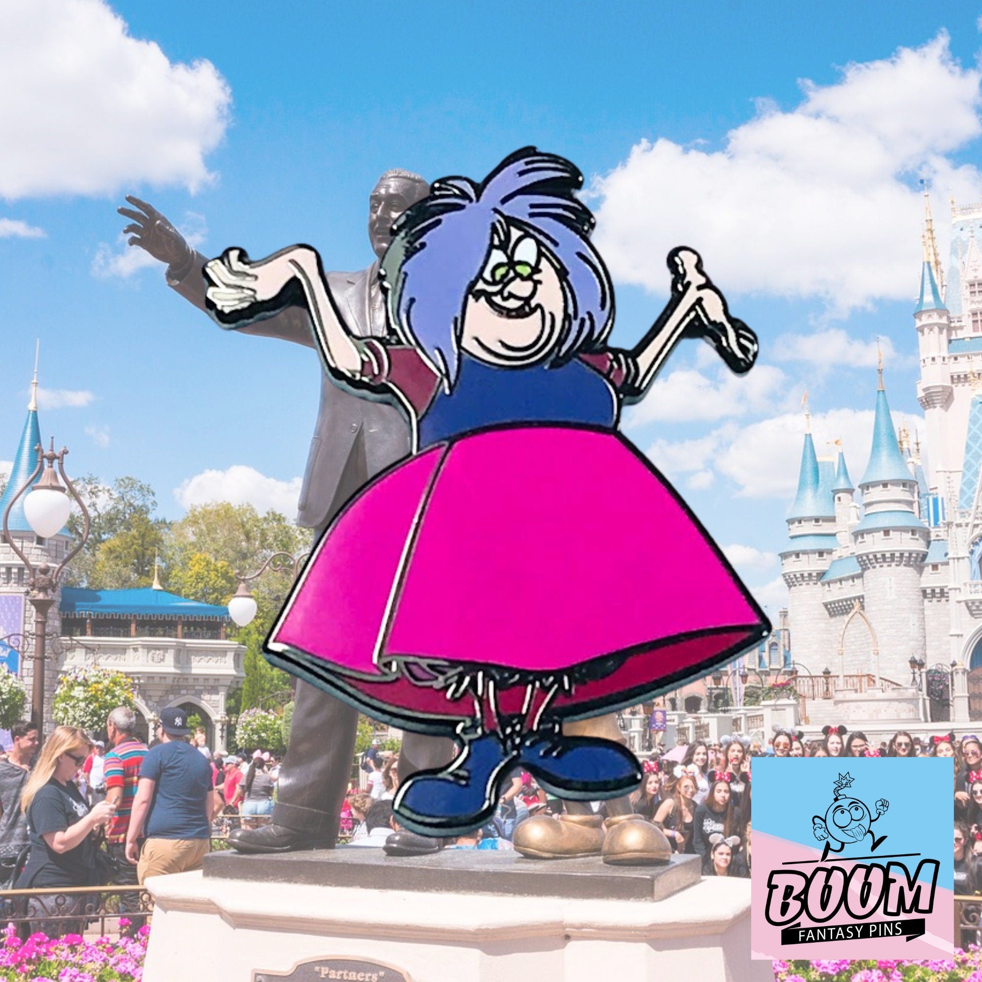 Épingle – Madame Mim du film Merlin l'Enchanteur – Disney Fantasy