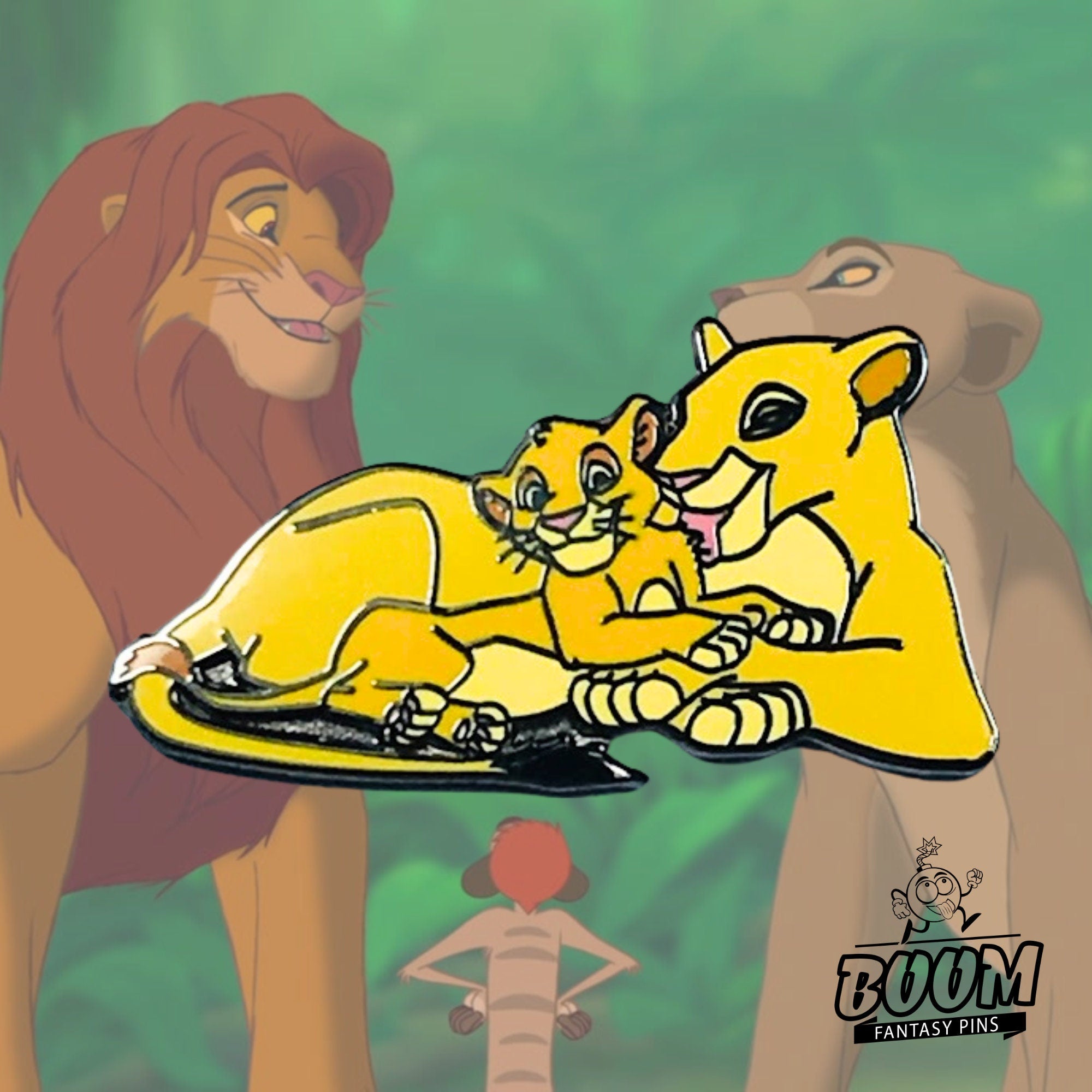 Pin's – Simba et Nala du Roi Lion – Disney Fantasy