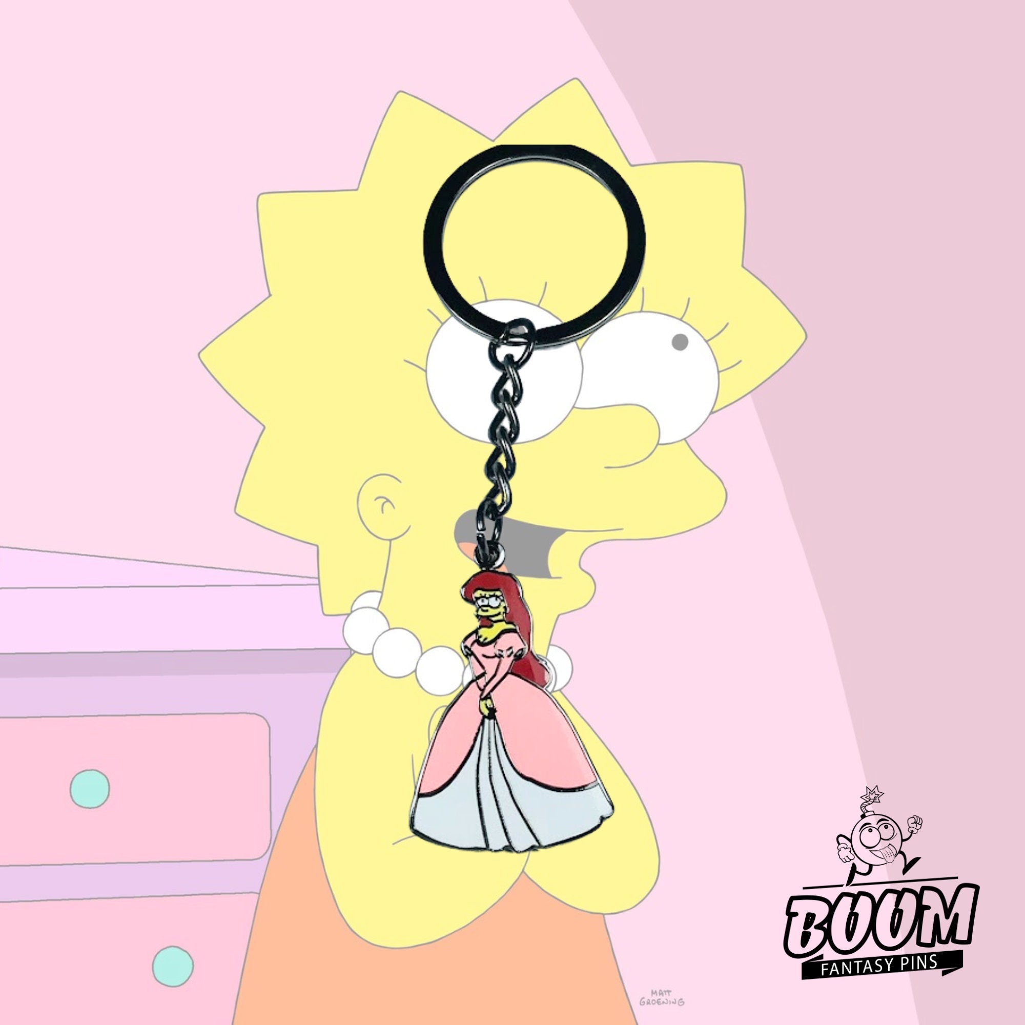 Porte-clés – Lisa Simpson des Simpson (Disney Fantasy)