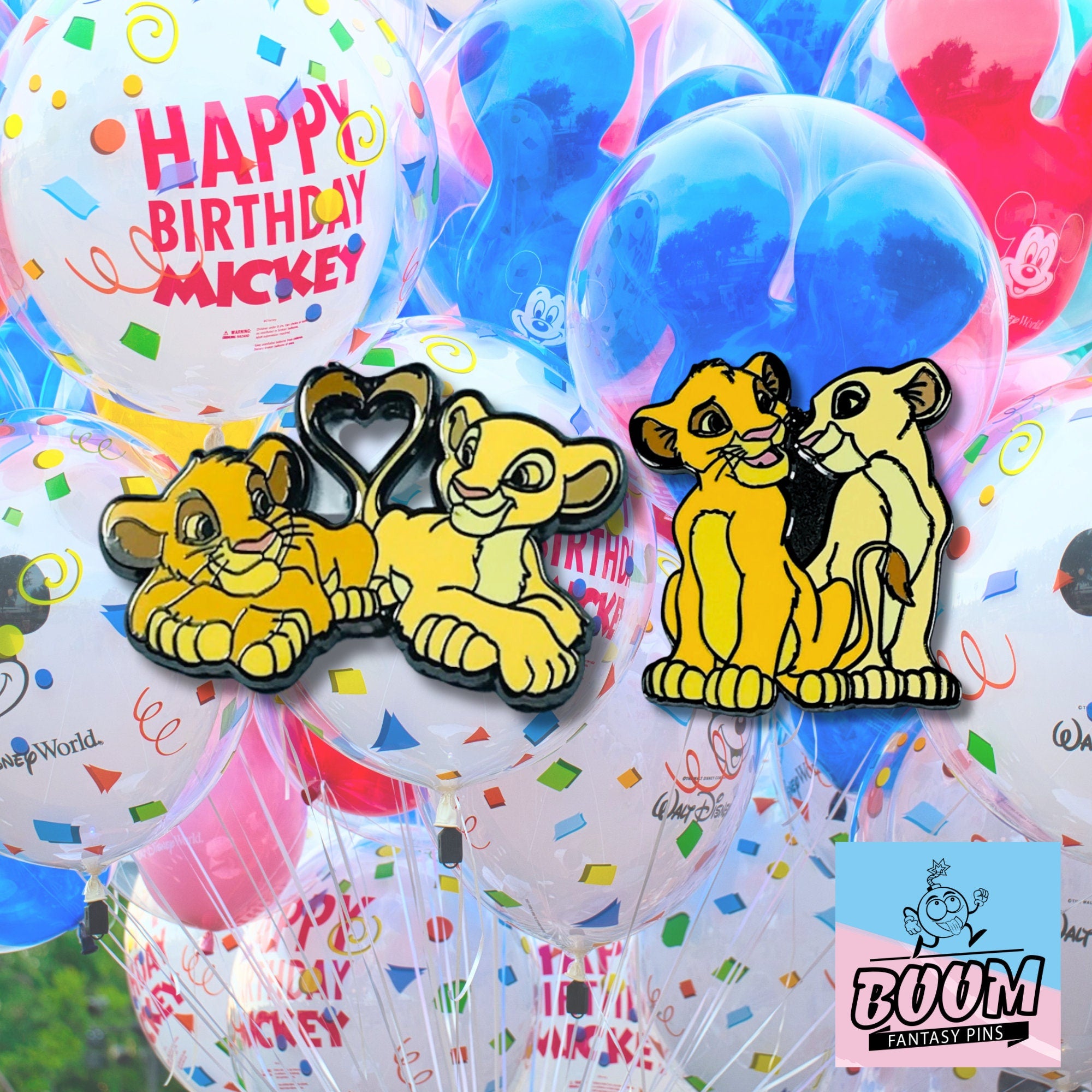 Pin – Simba y Nala de El Rey León – Disney Fantasy