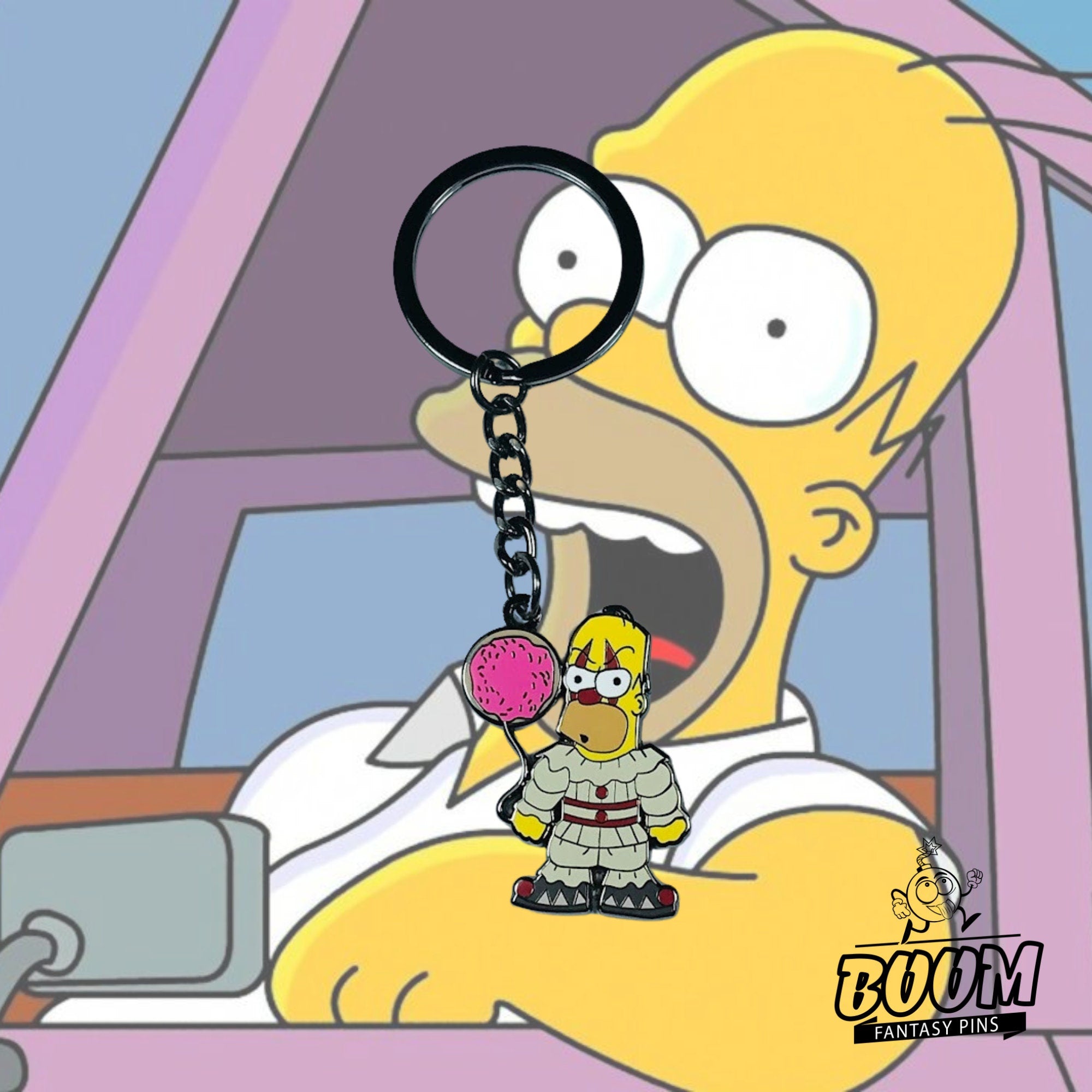 Porte-clés – Homer Simpson des Simpson – Disney Fantasy