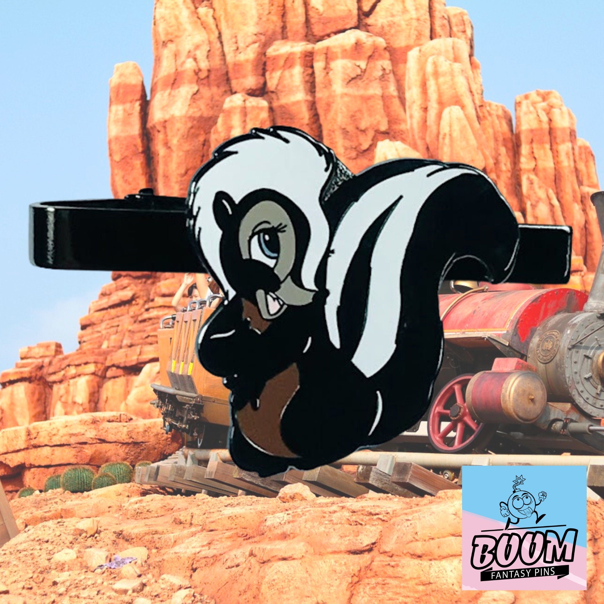 Pinza de corbata – Flor de Bambi – Disney Fantasy