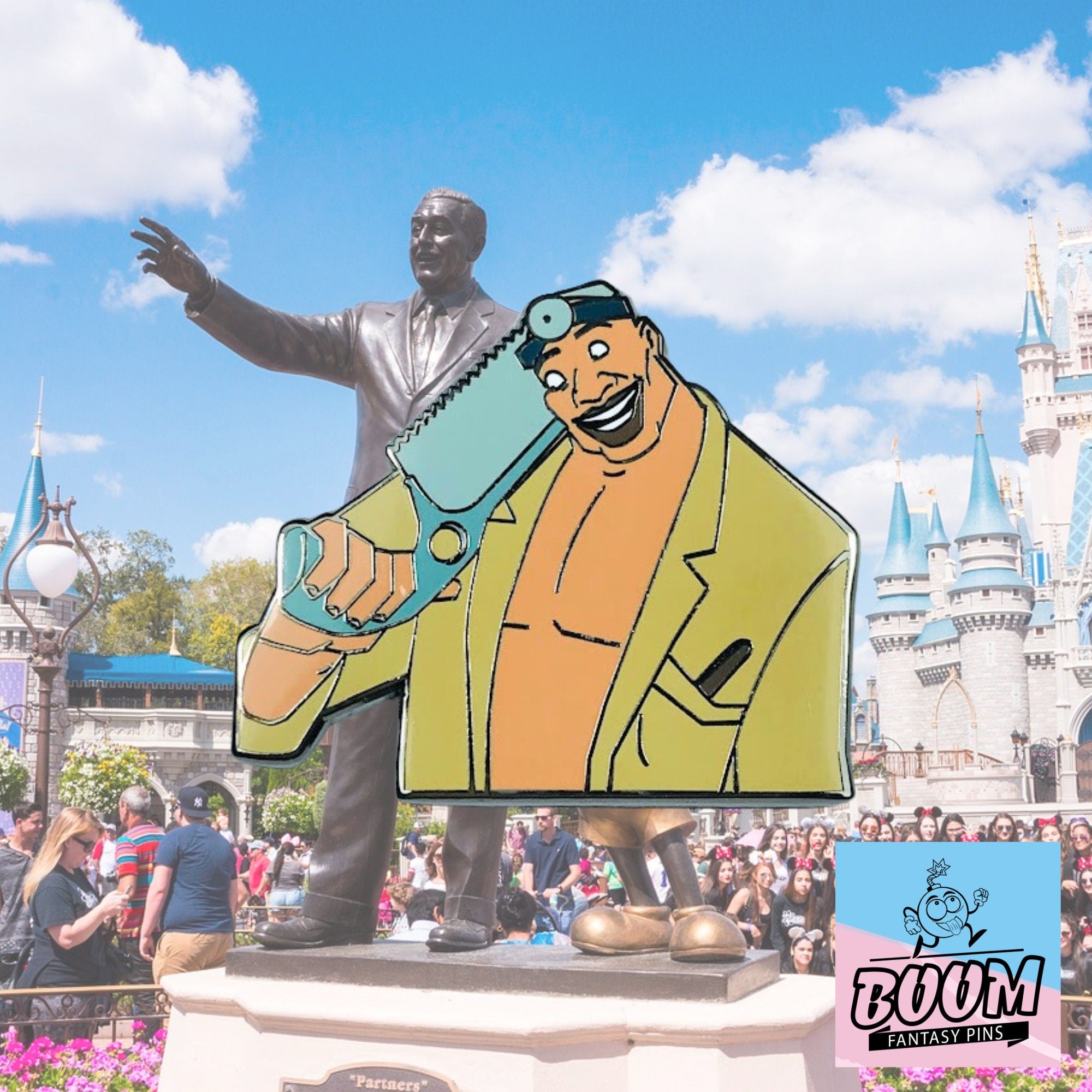 Pin del Dr. Joshua Sweet de Atlantis: El Imperio Perdido – Disney Fantasy