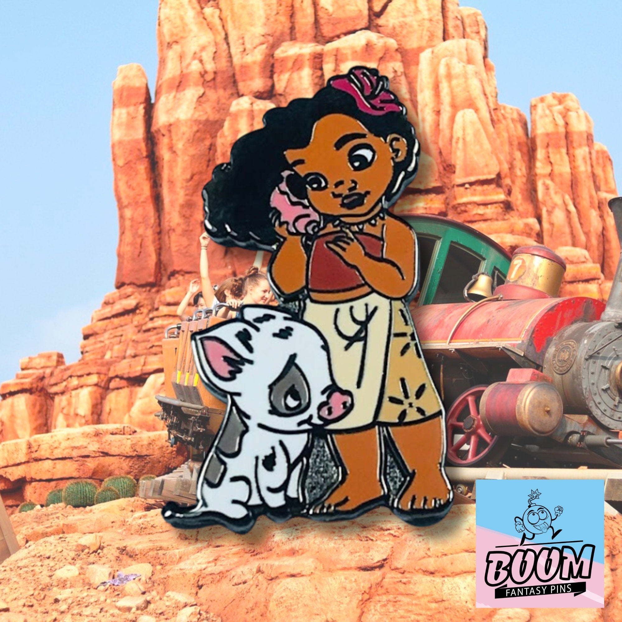 Pin – Moana as Kid and Pua from Moana – Disney Fantasy