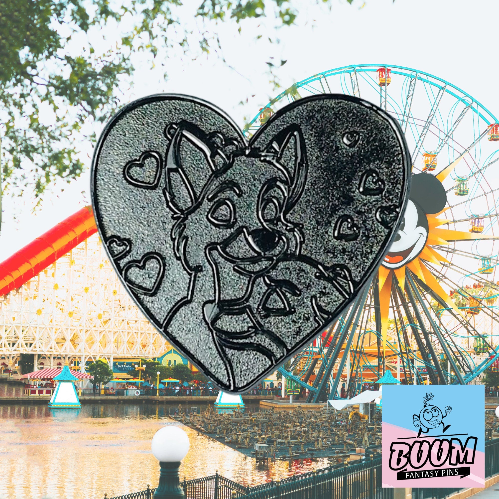 Pin's – Vixey et Tod du film Rox et Rouky – Disney Fantasy