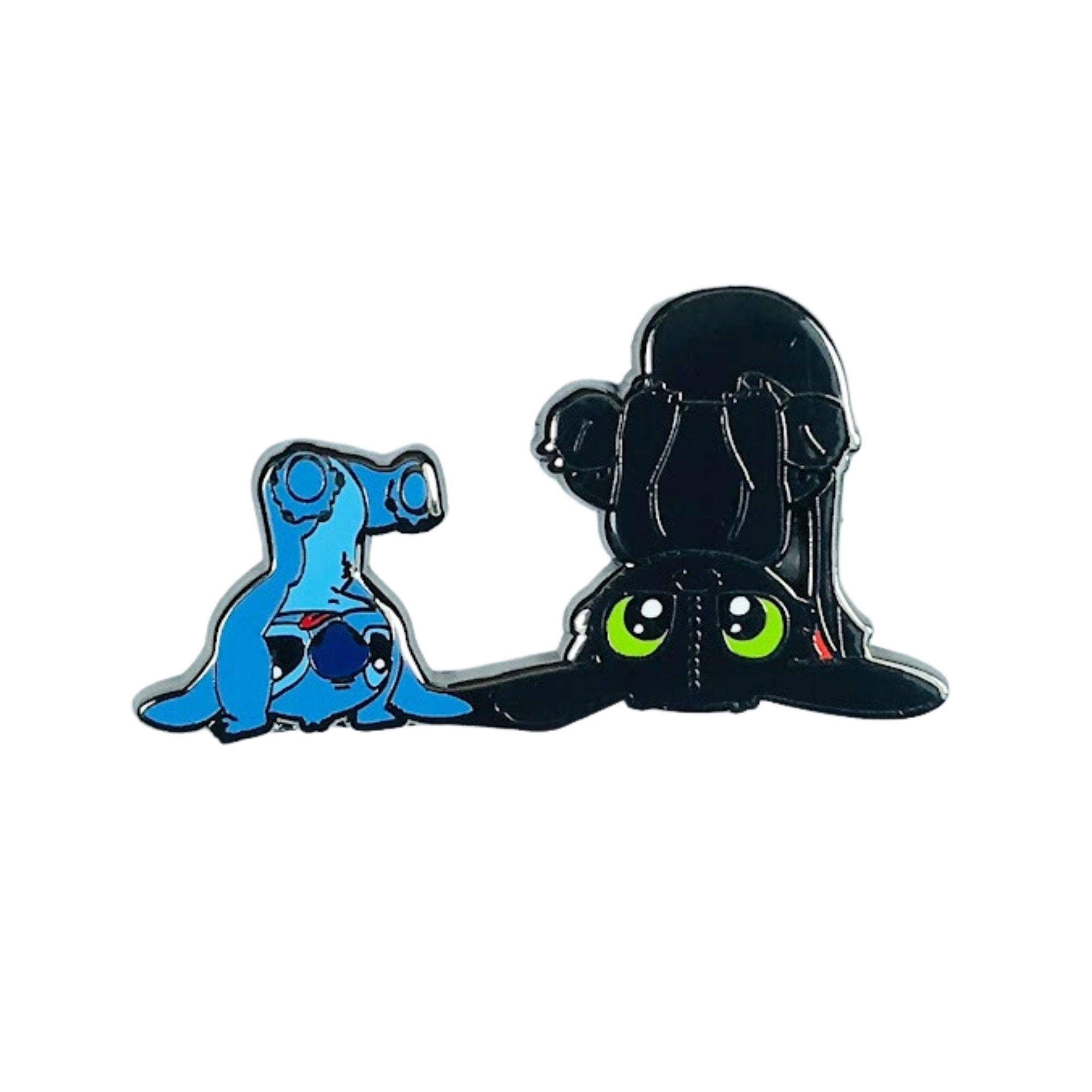 Pin – Experimento 626 Stitch de Lilo y Stitch y Desdentao de Cómo entrenar a tu dragón – Disney Fantasy