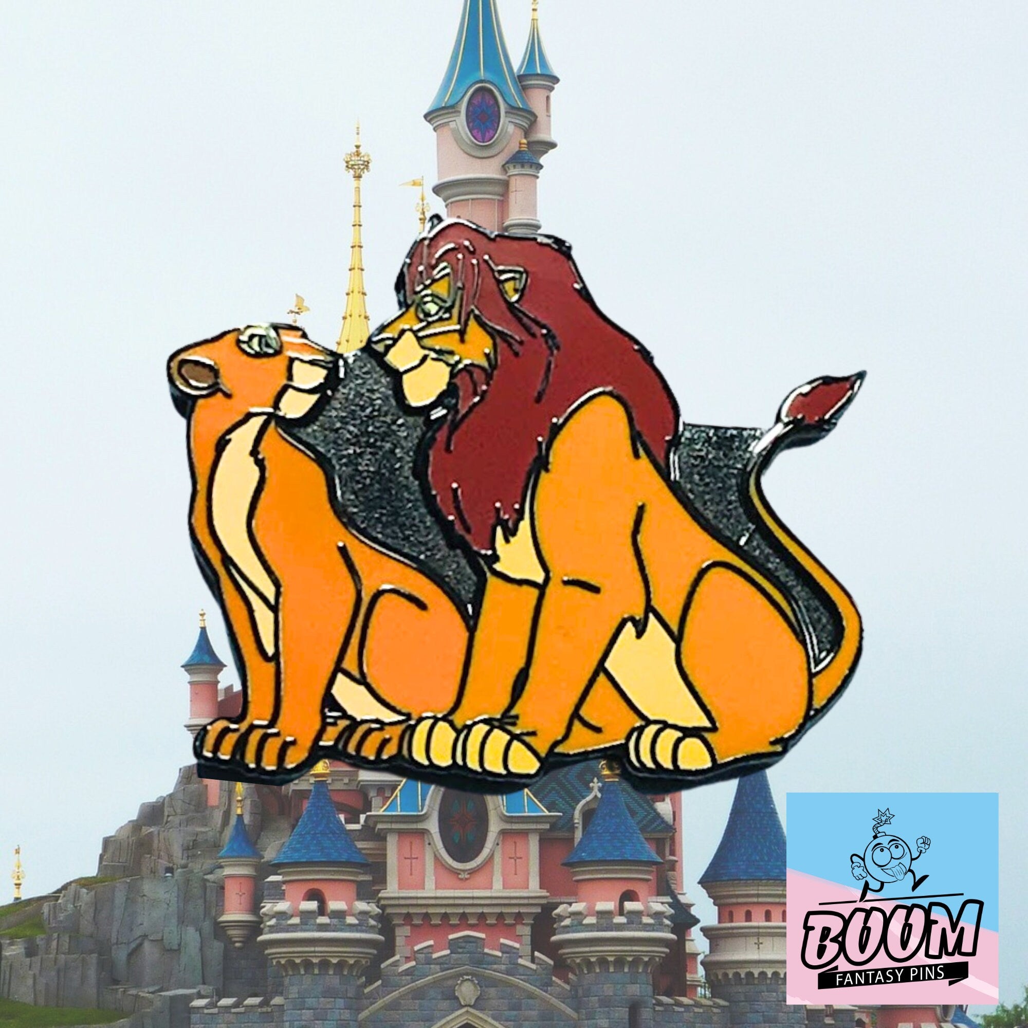 Pin – Simba y Nala de El Rey León – Disney Fantasy