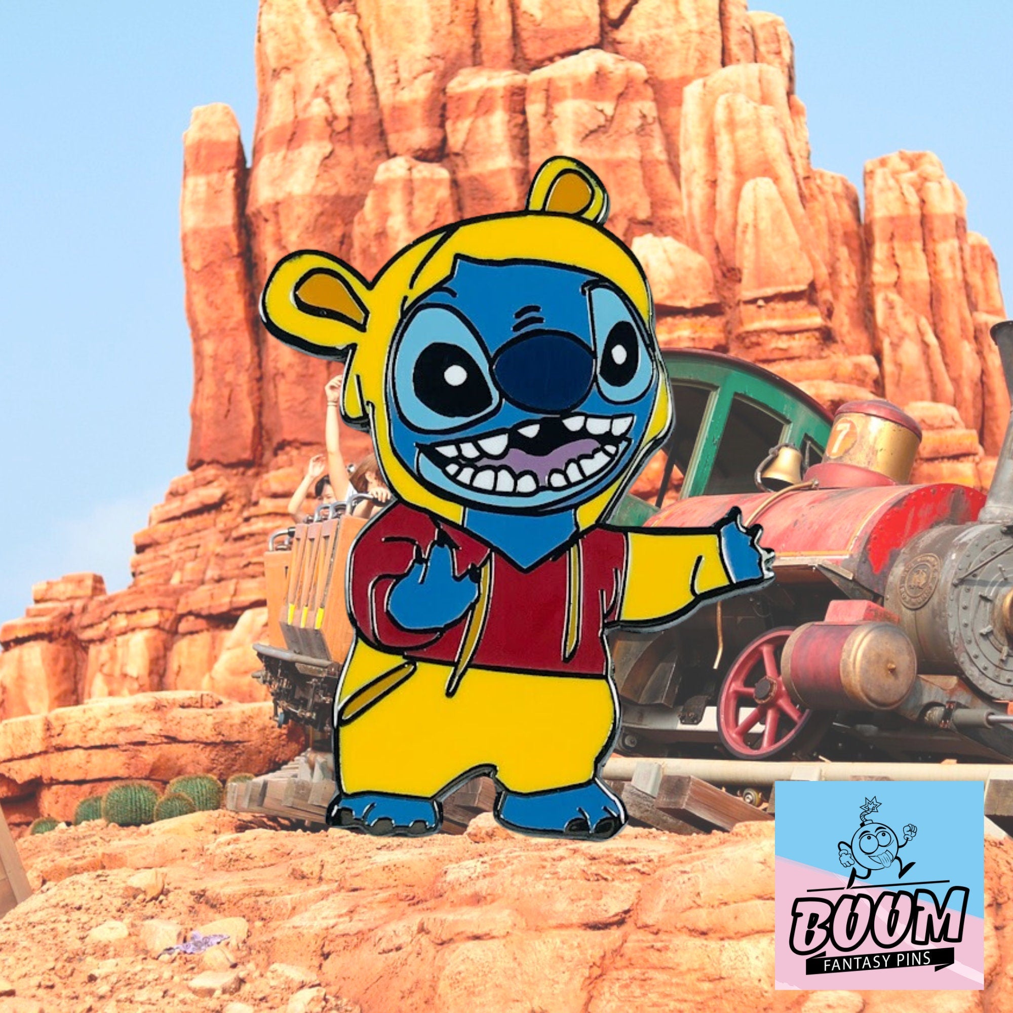 Pin - Stitch como Winnie Pooh de Lilo &amp; Stitch - Disney Fantasy