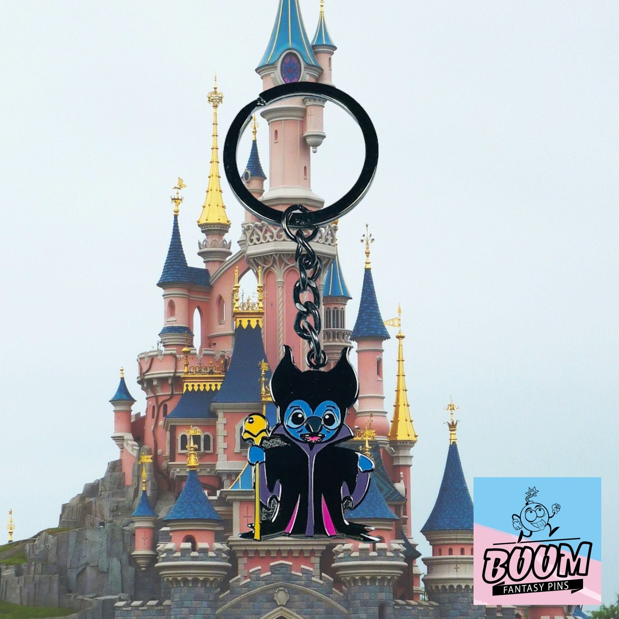 Llavero – Experimento 626 Stitch como Maléfica de Lilo &amp; Stitch – Disney Fantasy