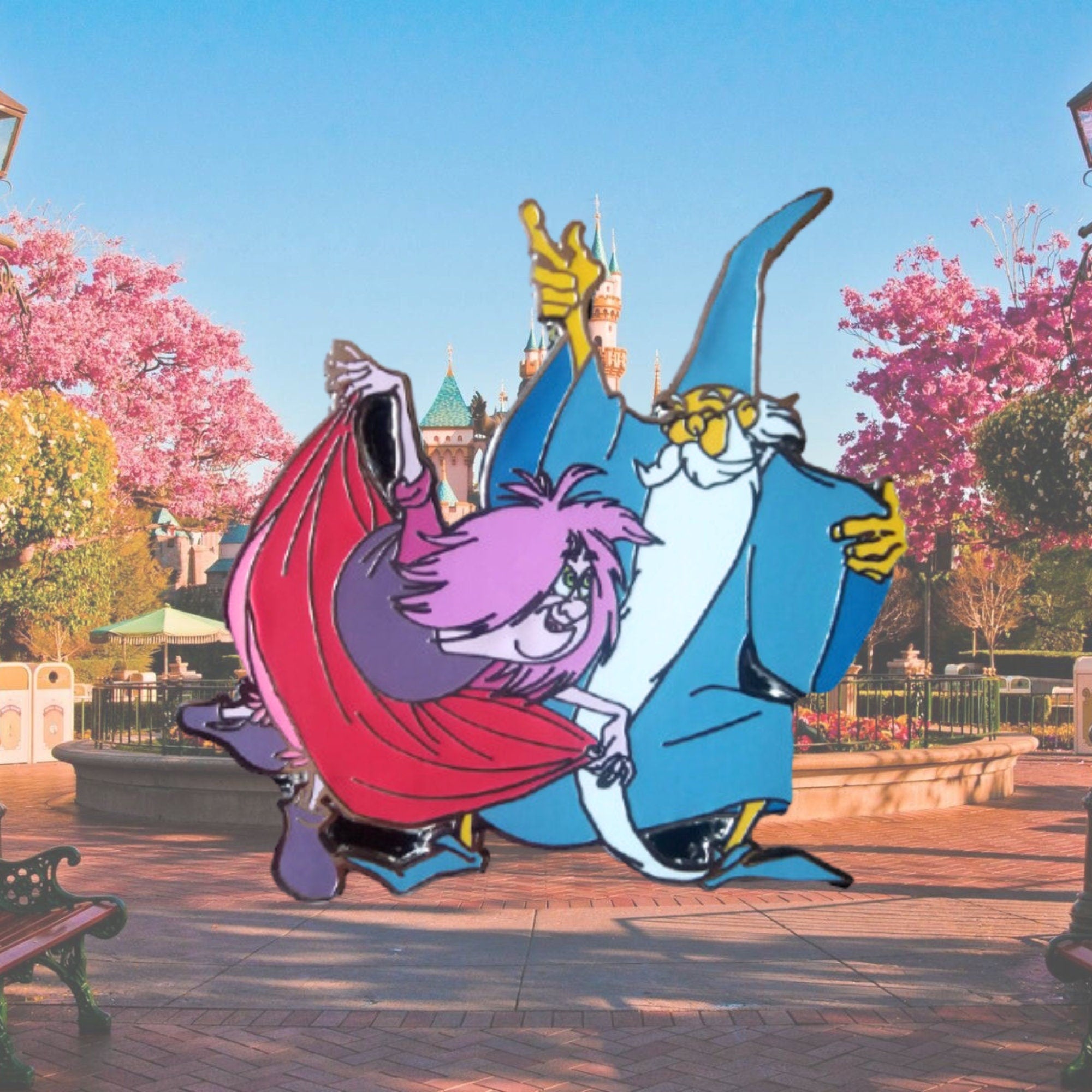 Pin's – Madame Mim et Merlin du film Merlin l'Enchanteur – Disney Fantasy