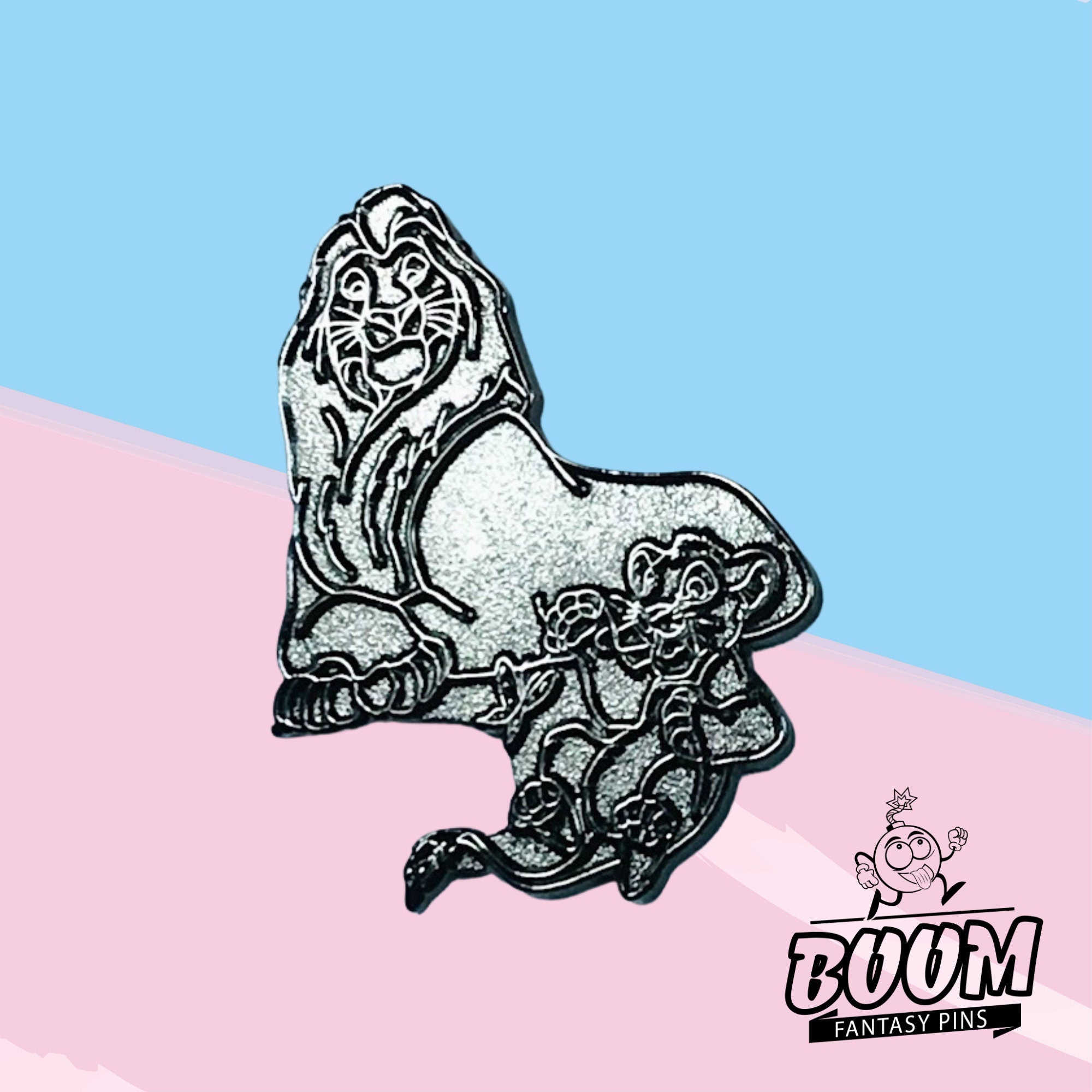 Pin – Simba y Nala de El Rey León – Disney Fantasy