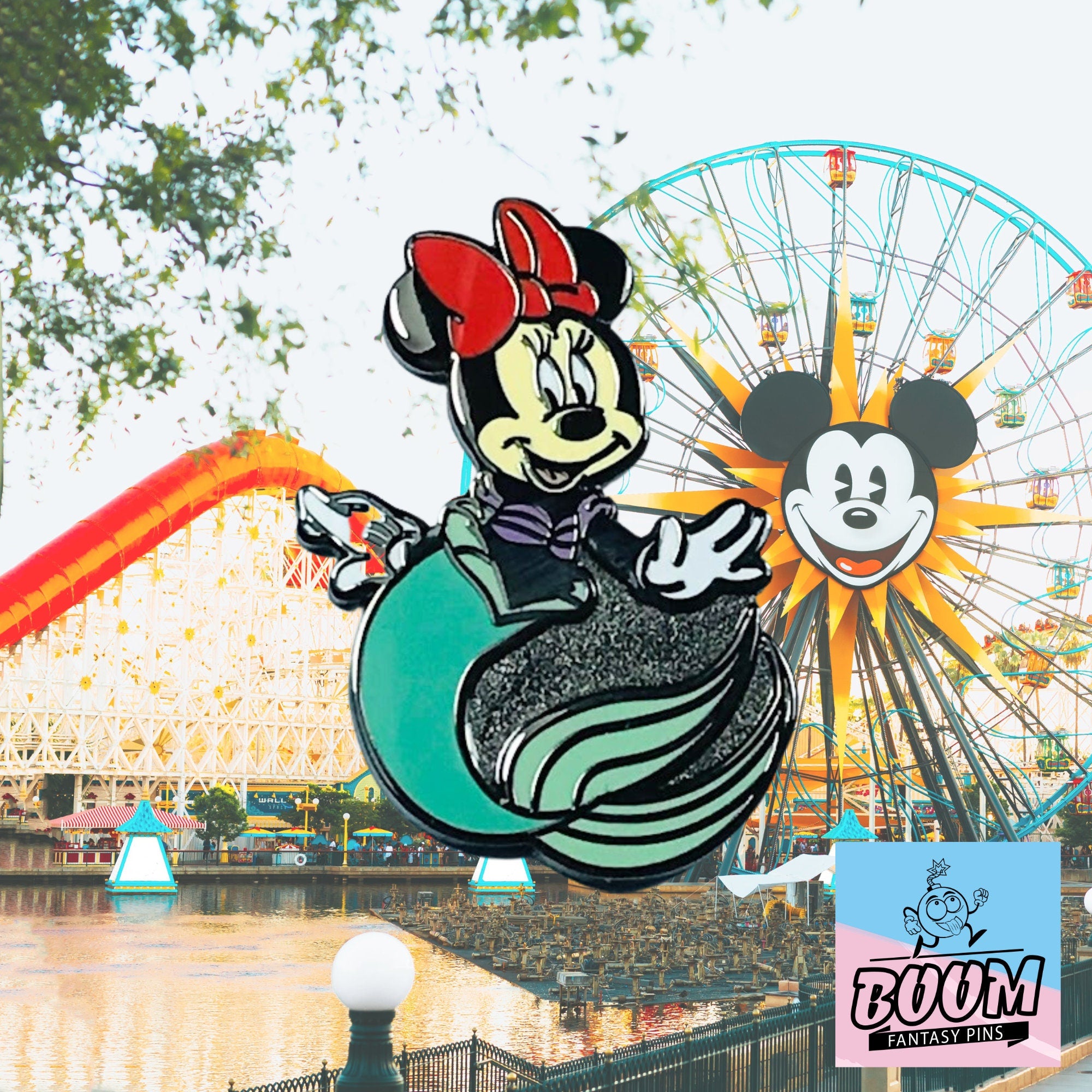 Pin's – Minnie Mouse en Ariel de La Petite Sirène – Disney Fantasy