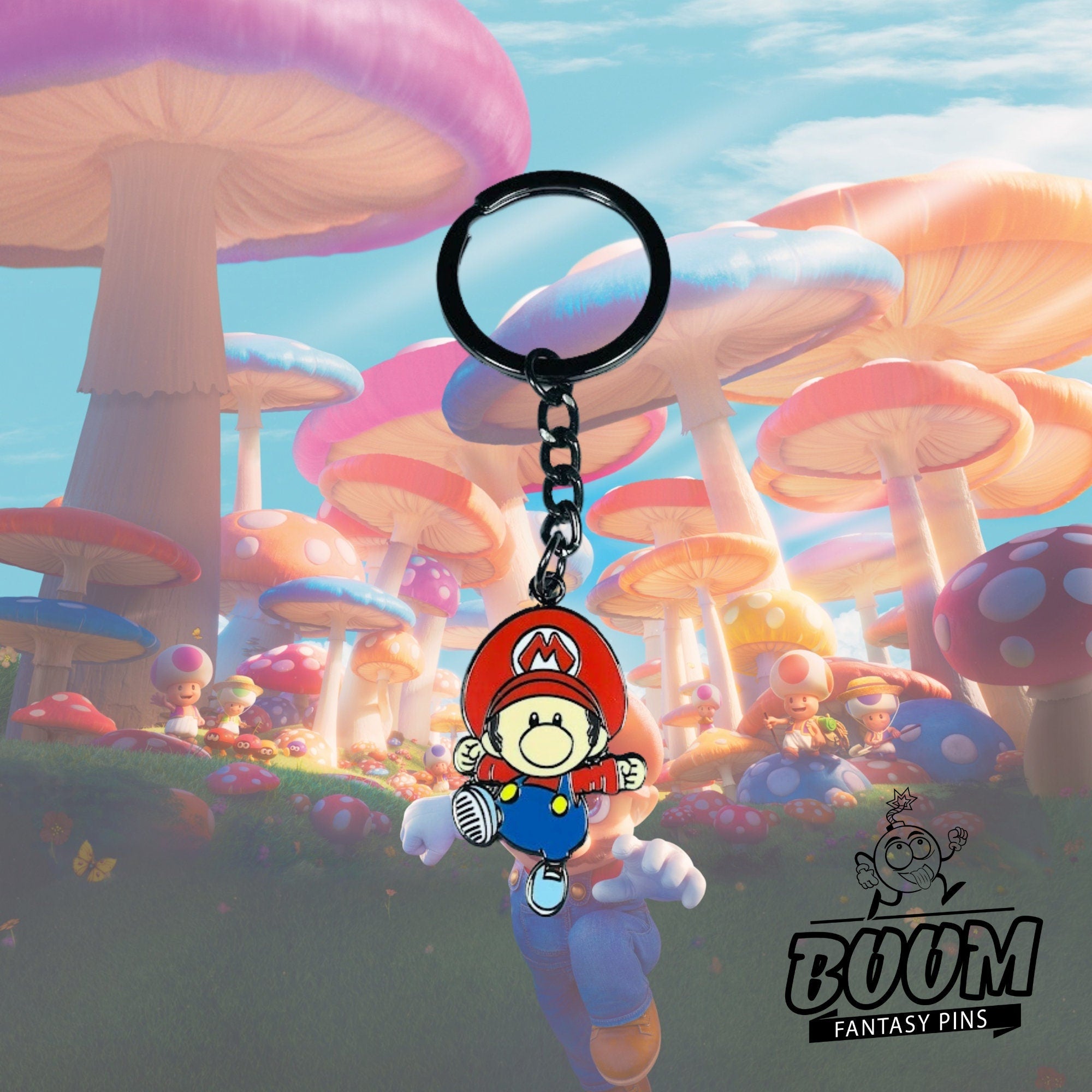 Keychain – Mario from Super Mario Bros – Nintendo Franchise