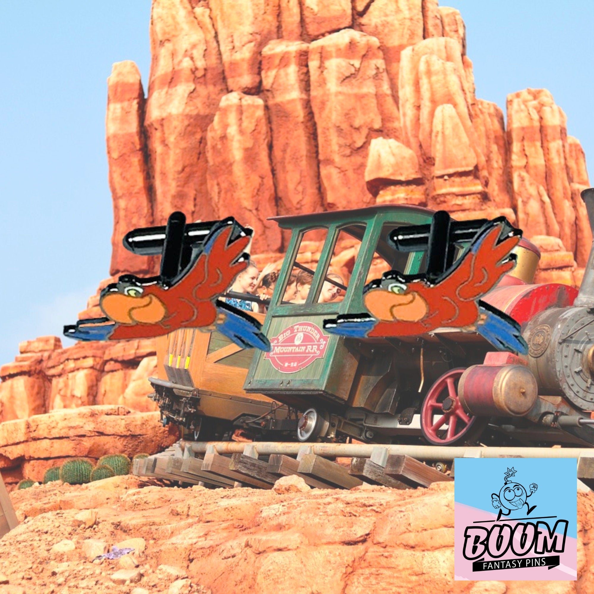 Boutons de manchette – Iago d'Aladdin – Disney Fantasy