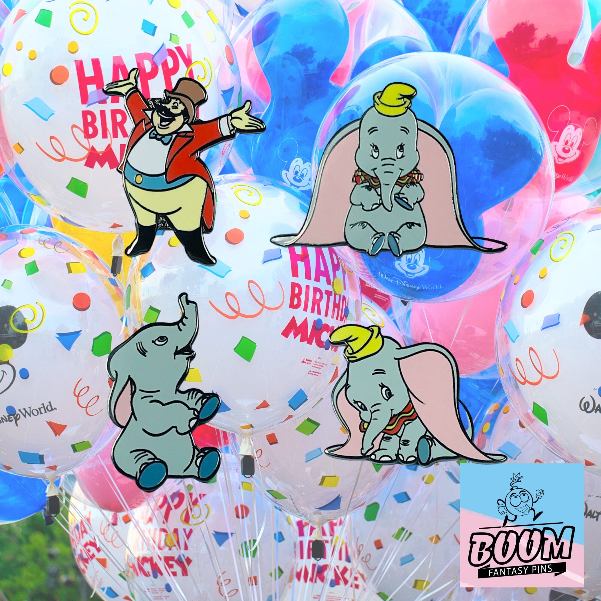 Pin's – Dumbo et le Maître de Cérémonie du film Dumbo – Disney Fantasy