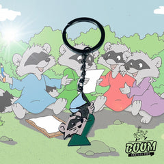 Llavero – Mapache Bandera Azul de Robin Hood – Disney Fantasy