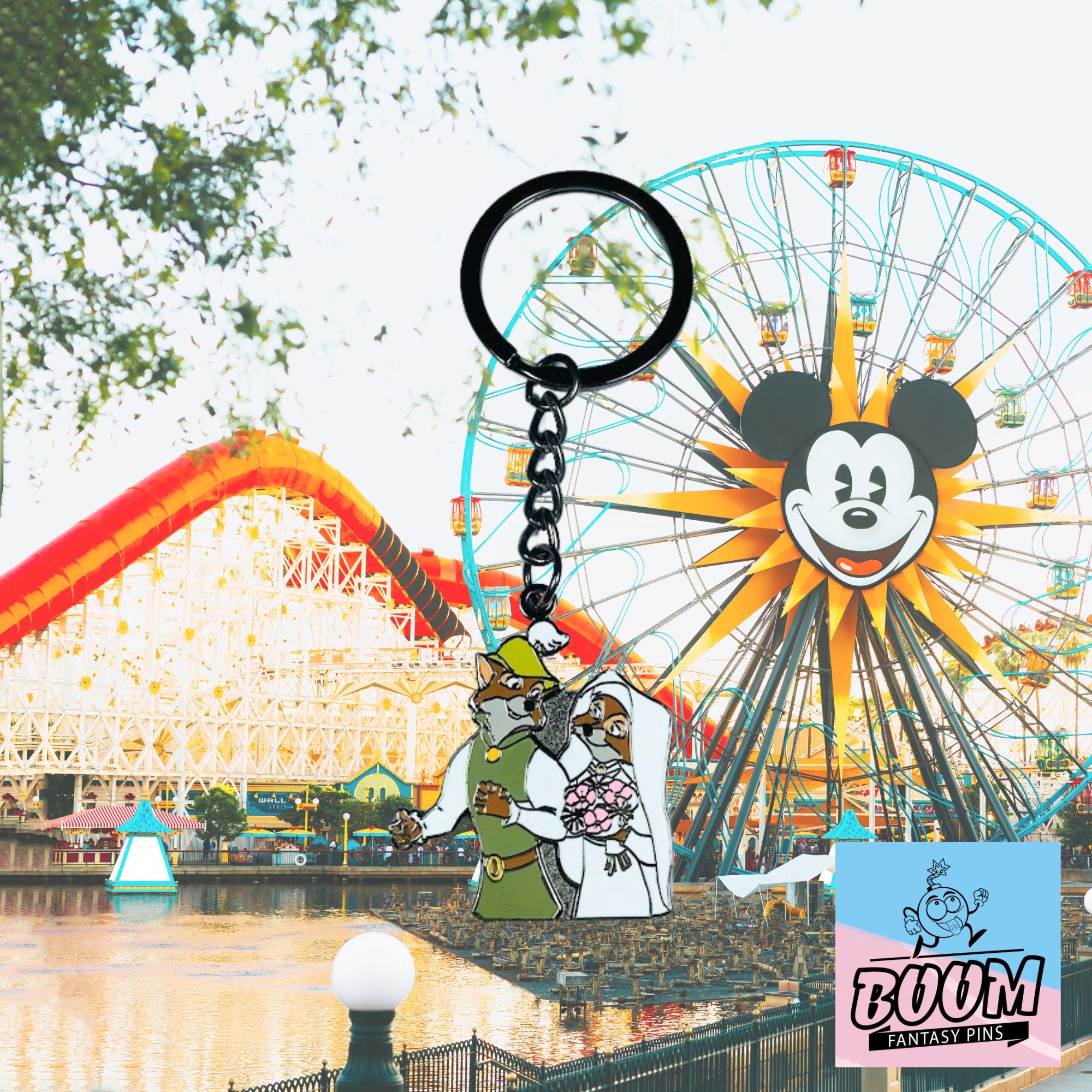 Llavero – Lady Marian y Robin Hood de Robin Hood – Disney Fantasy