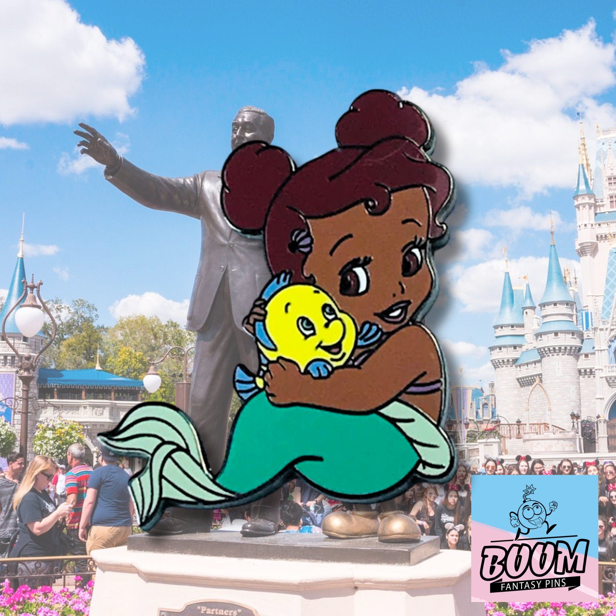 Pin's – Ariel enfant de La Petite Sirène – Disney Fantasy