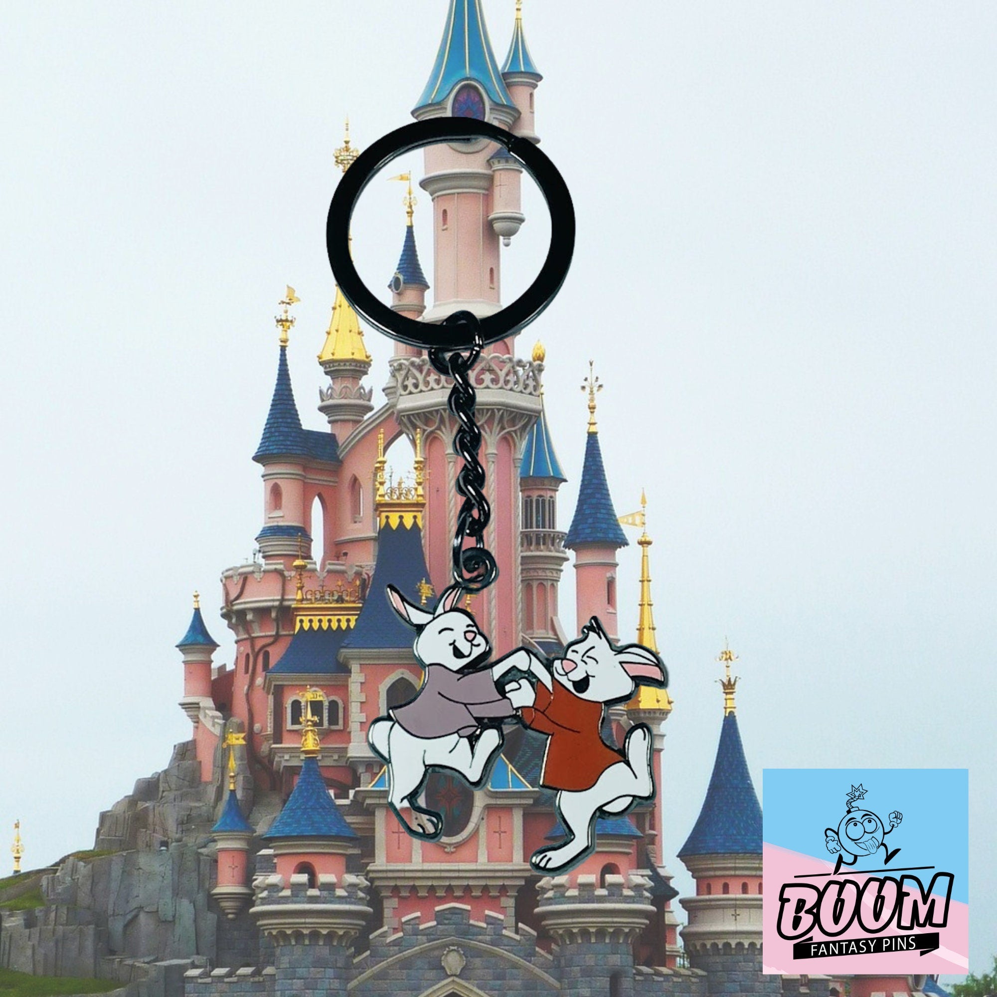 Porte-clés – Skippy et Sis Bunny de Robin des Bois – Disney Fantasy
