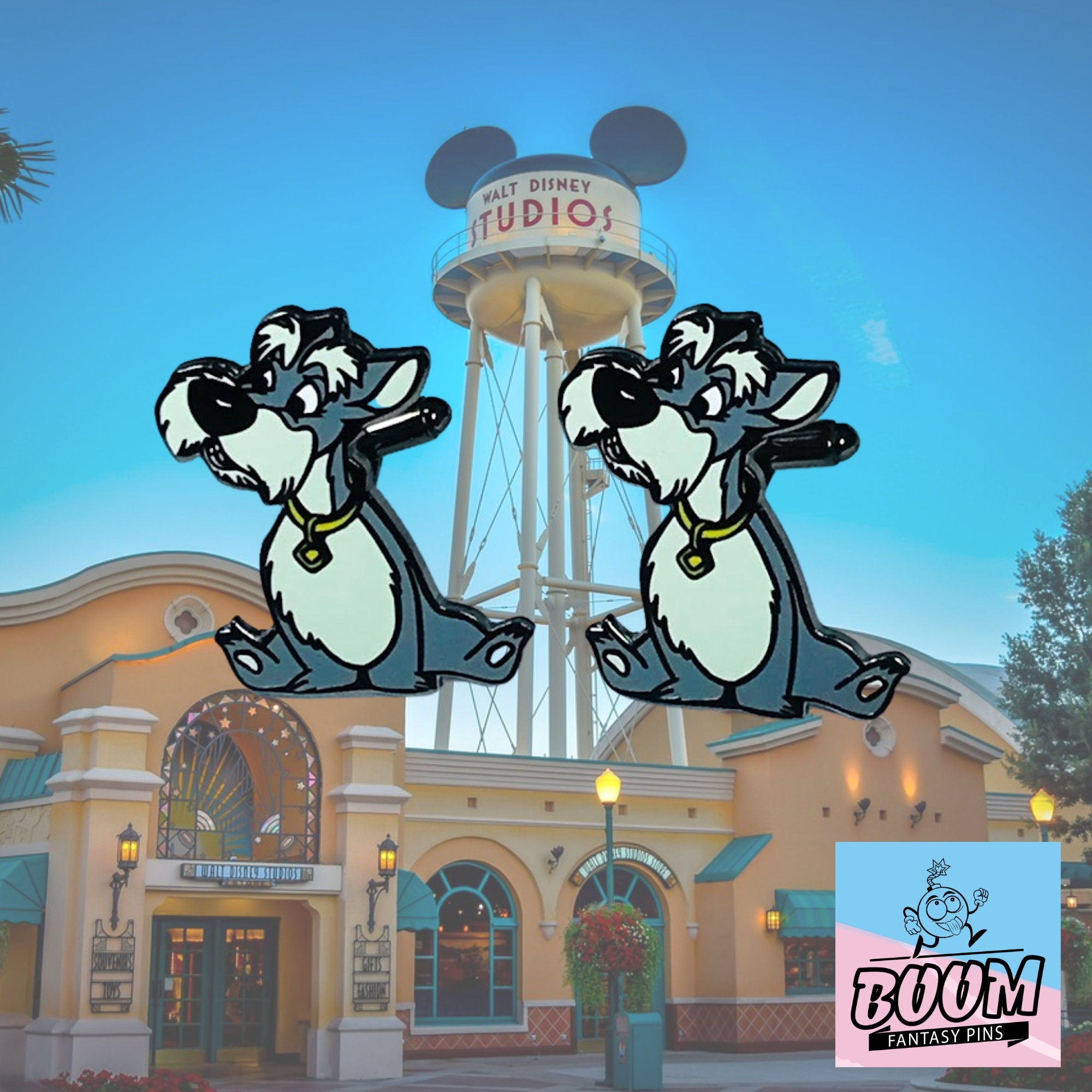 Cufflinks – Jock from Lady and the Tramp – Disney Fantasy