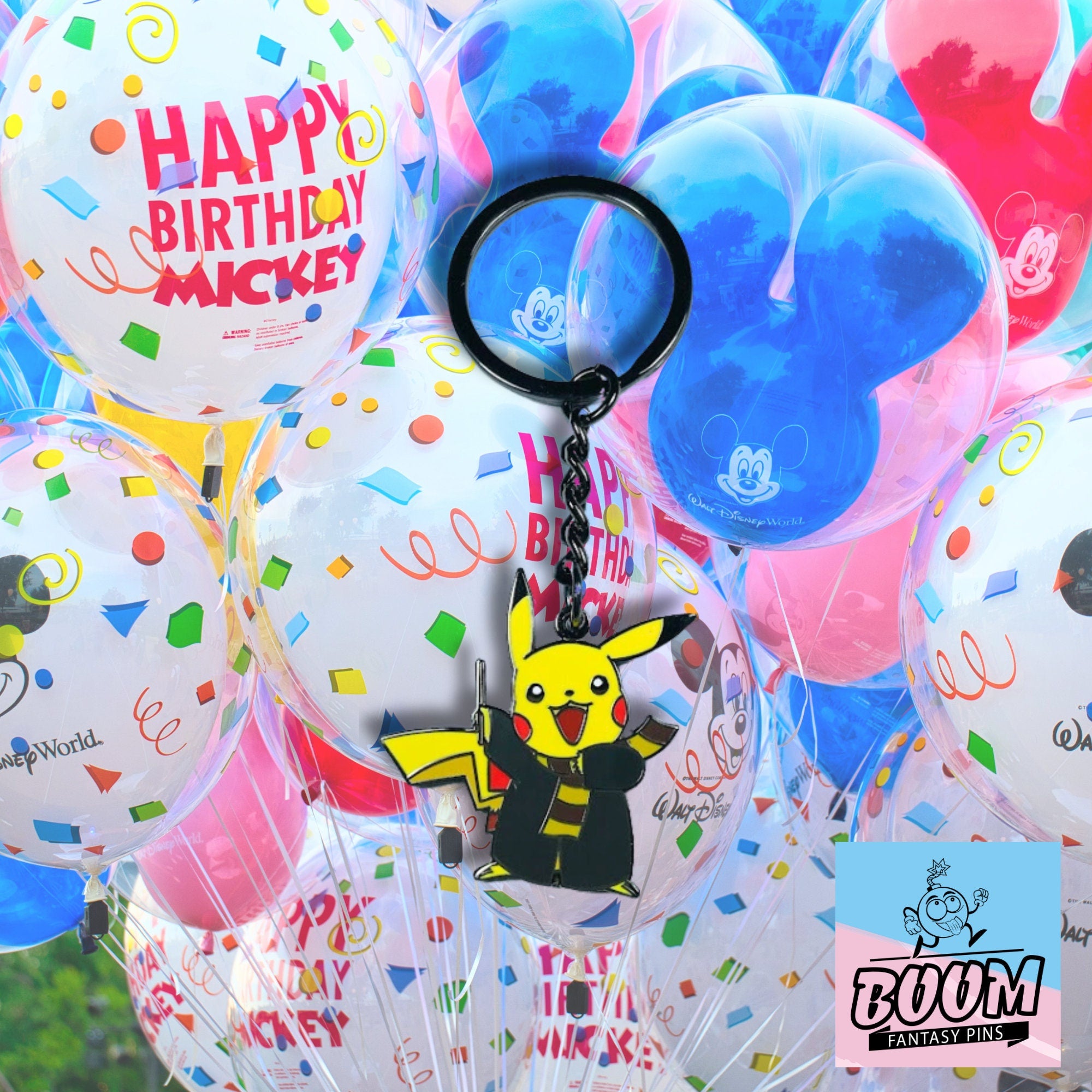 Porte-clés – Pikachu de Pokémon et Harry Potter – Disney Fantasy