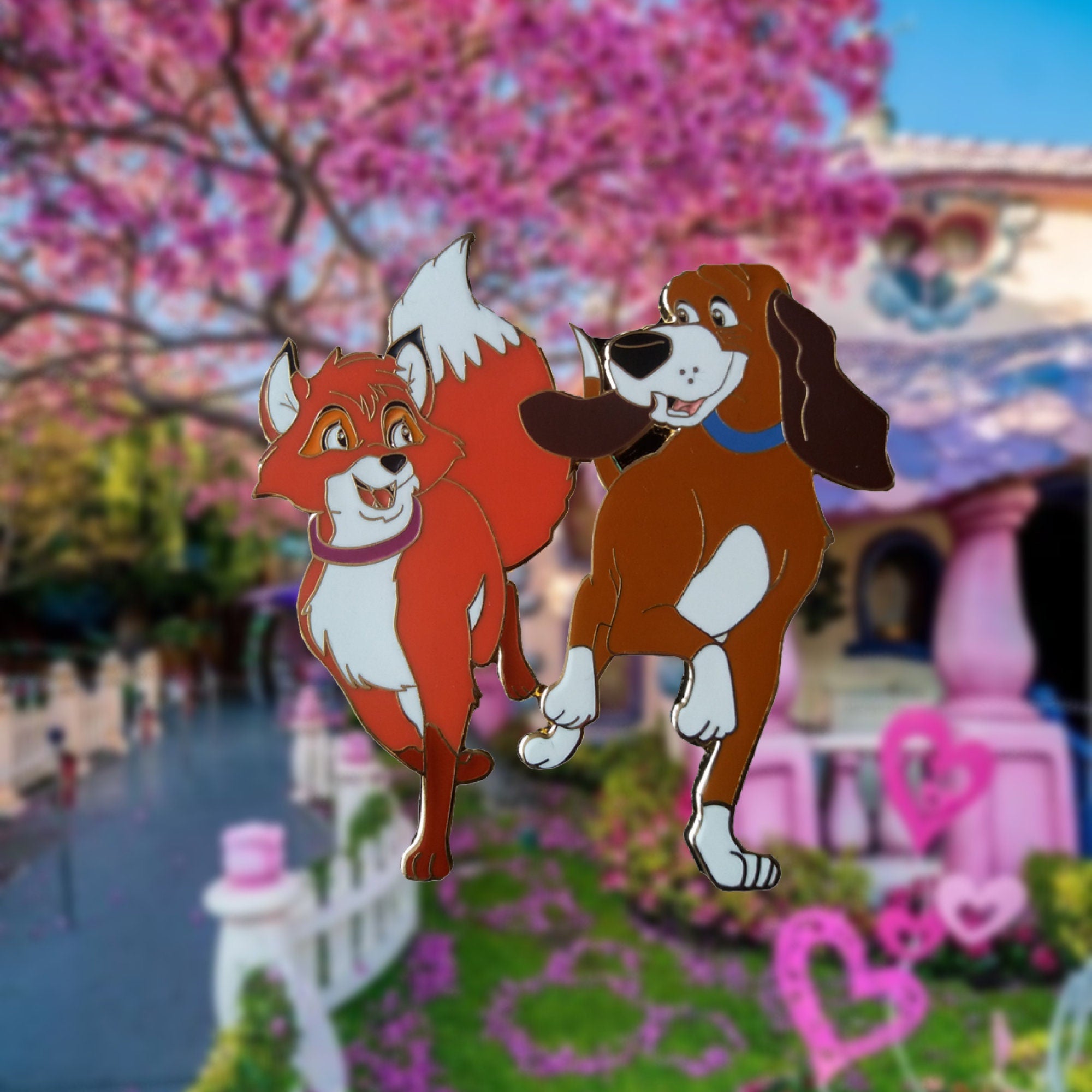 Pin's – Tod et Toby du film Rox et Rouky – Disney Fantasy