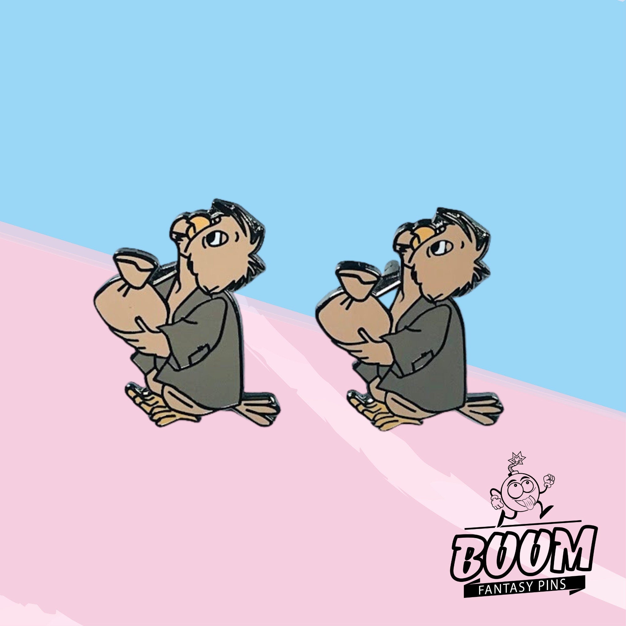 Cufflinks – Bird with Bag from Robin Hood – Disney Fantasy