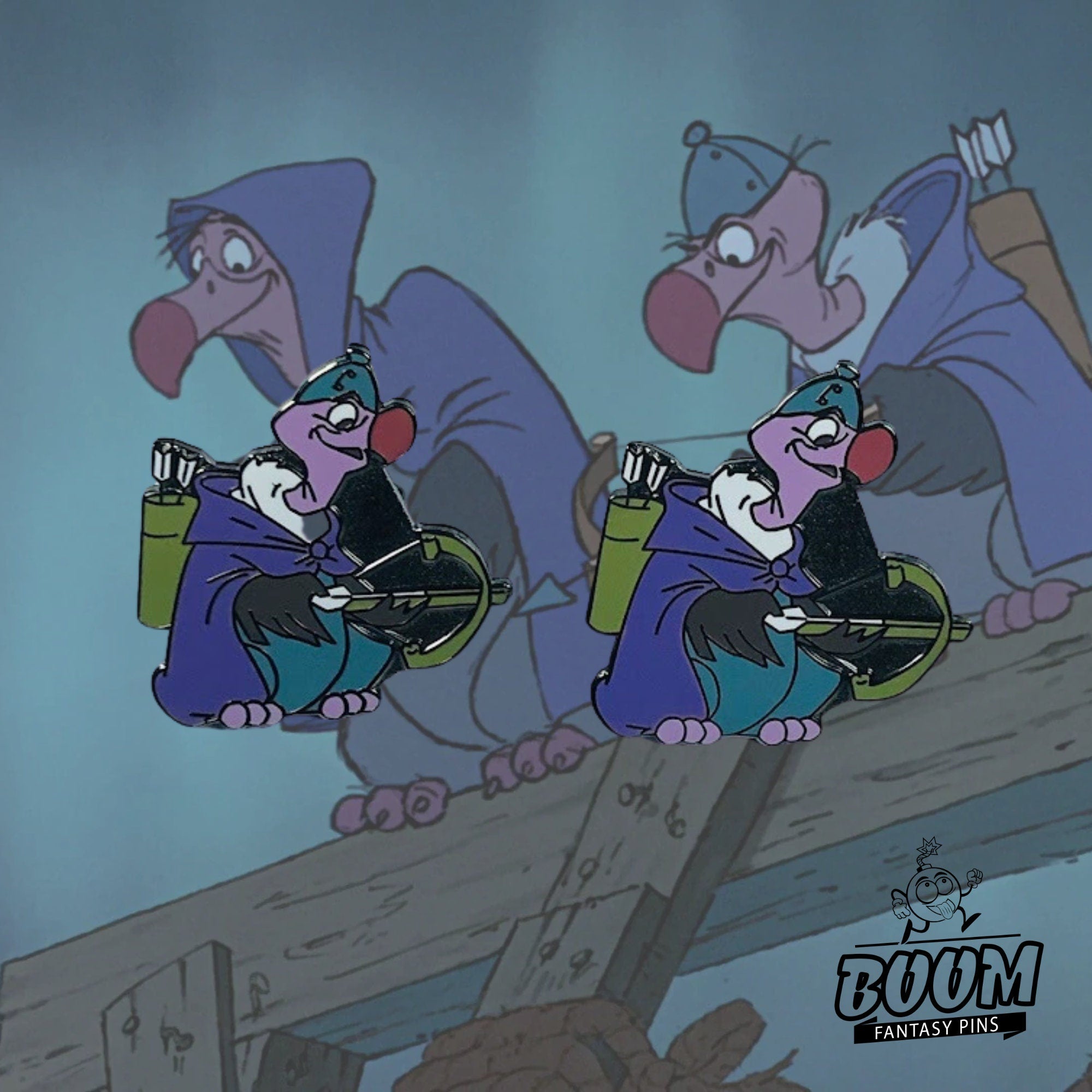 Cufflinks – Nutsy from Robin Hood – Disney Fantasy