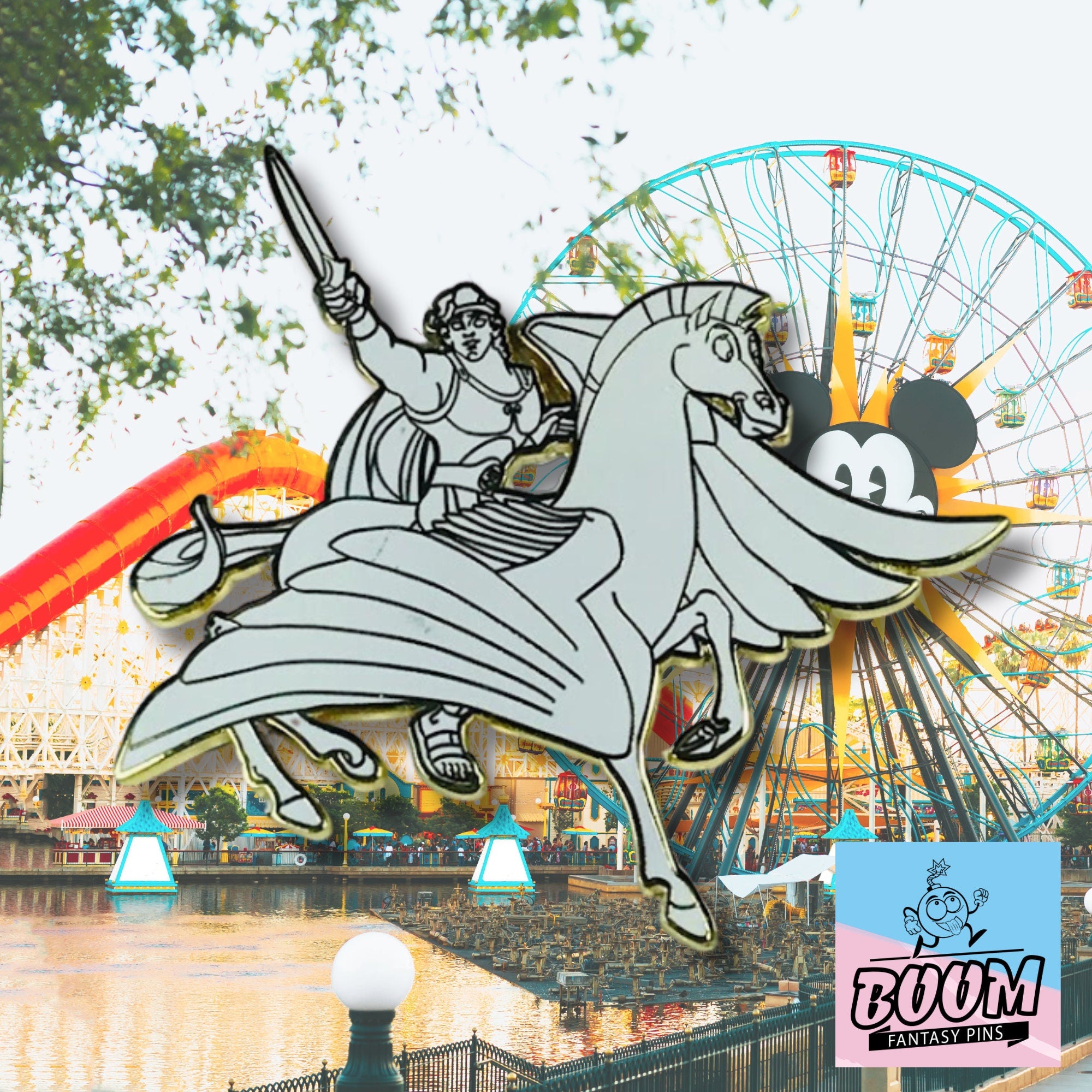 Pin – Hércules y Pegaso de Hércules – Disney Fantasy