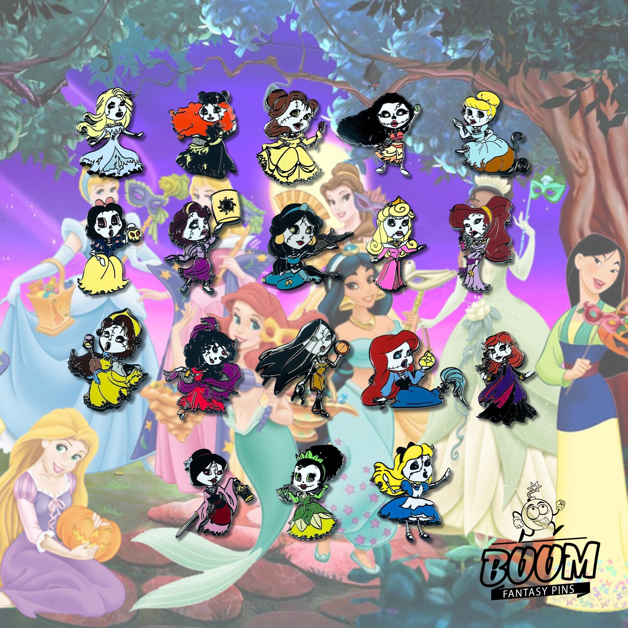 Pin – Mulan from Mulan – Disney Fantasy