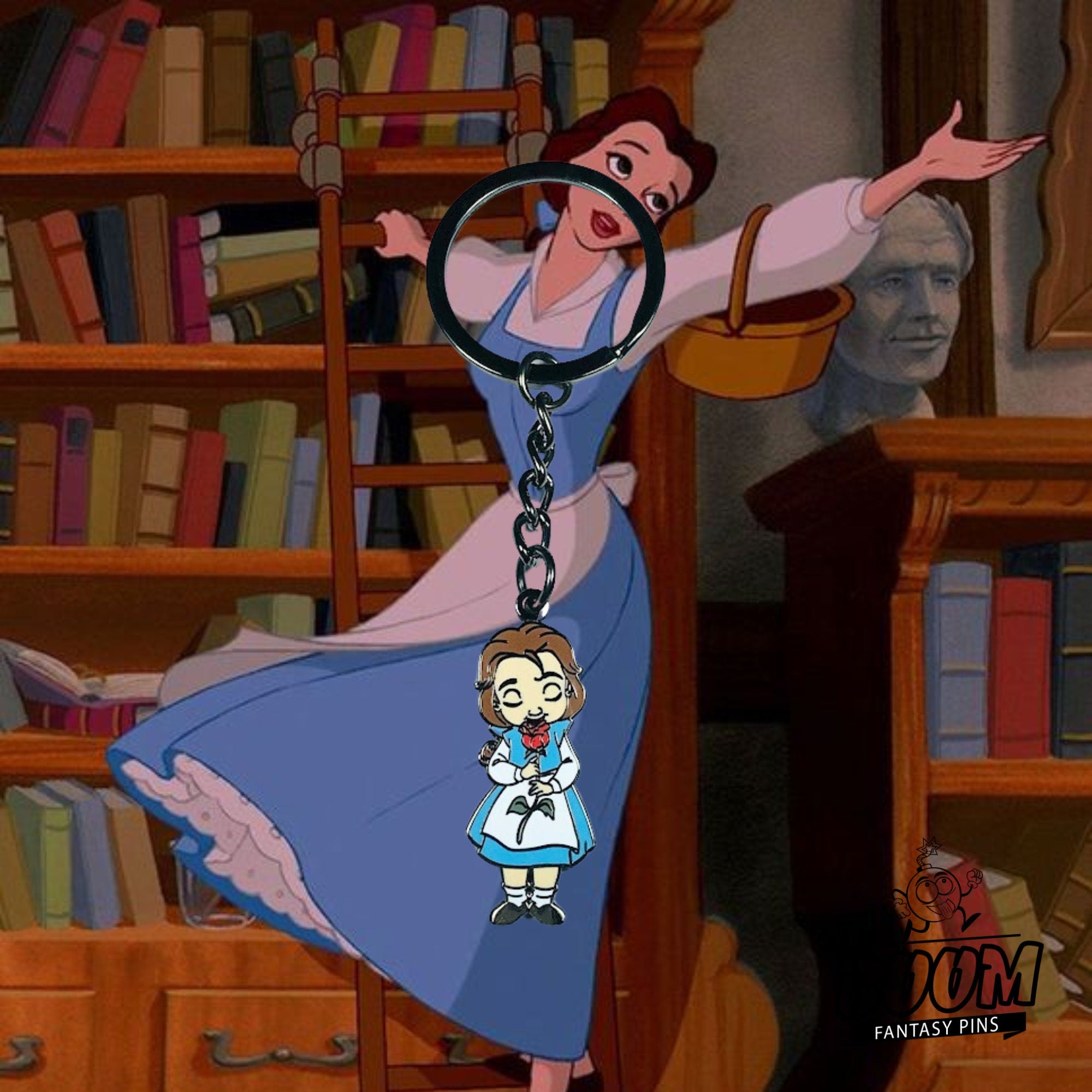 Porte-clés – Belle de La Belle et la Bête – Disney Fantasy